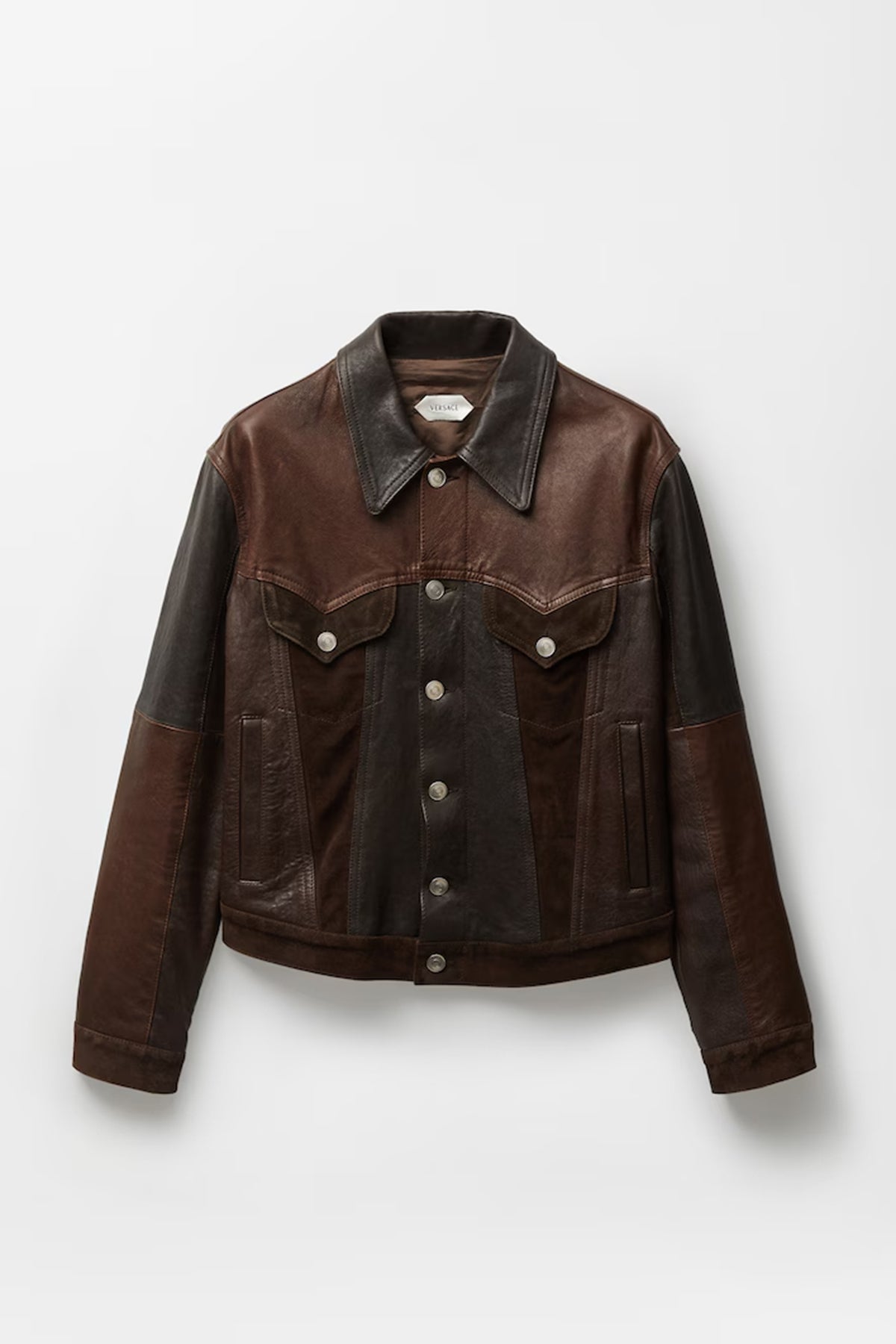 VERSACE | LEATHER BLOUSON