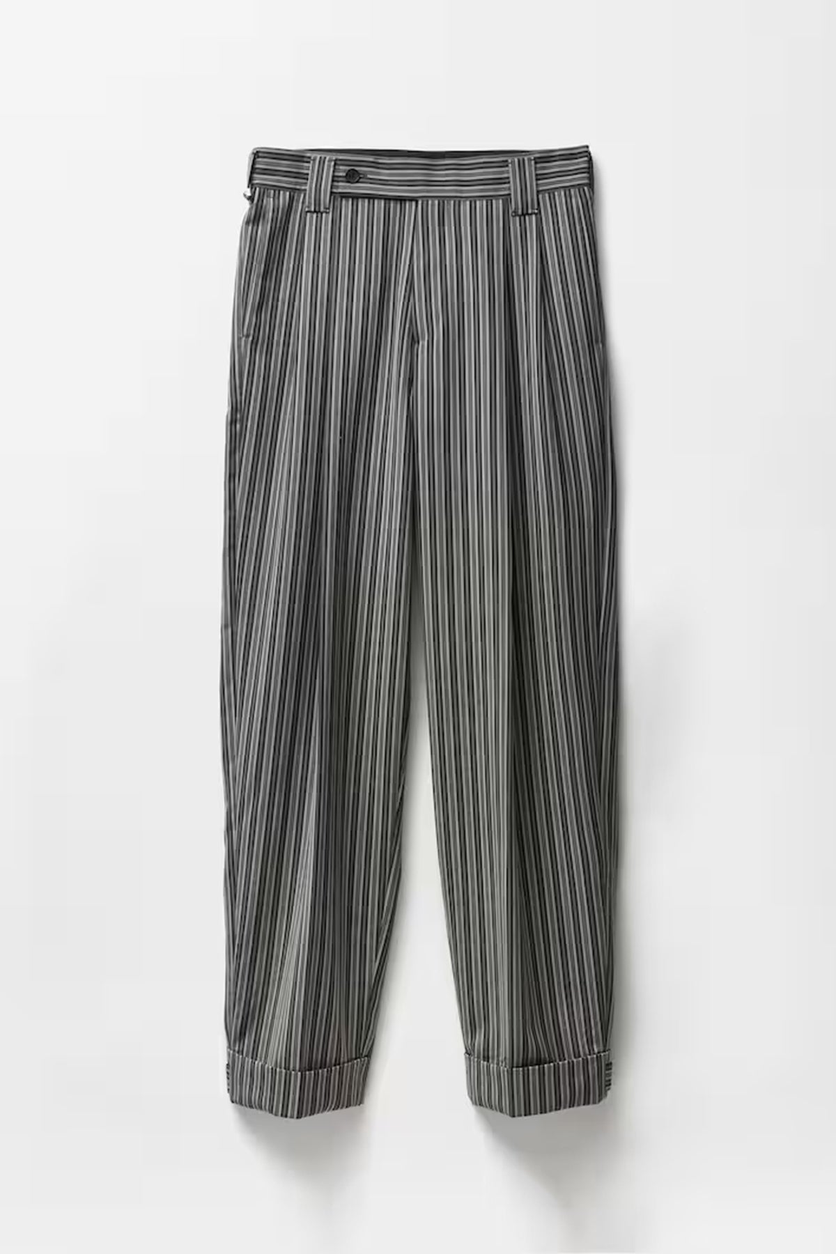VERSACE | WOOL STRIPE PANTS