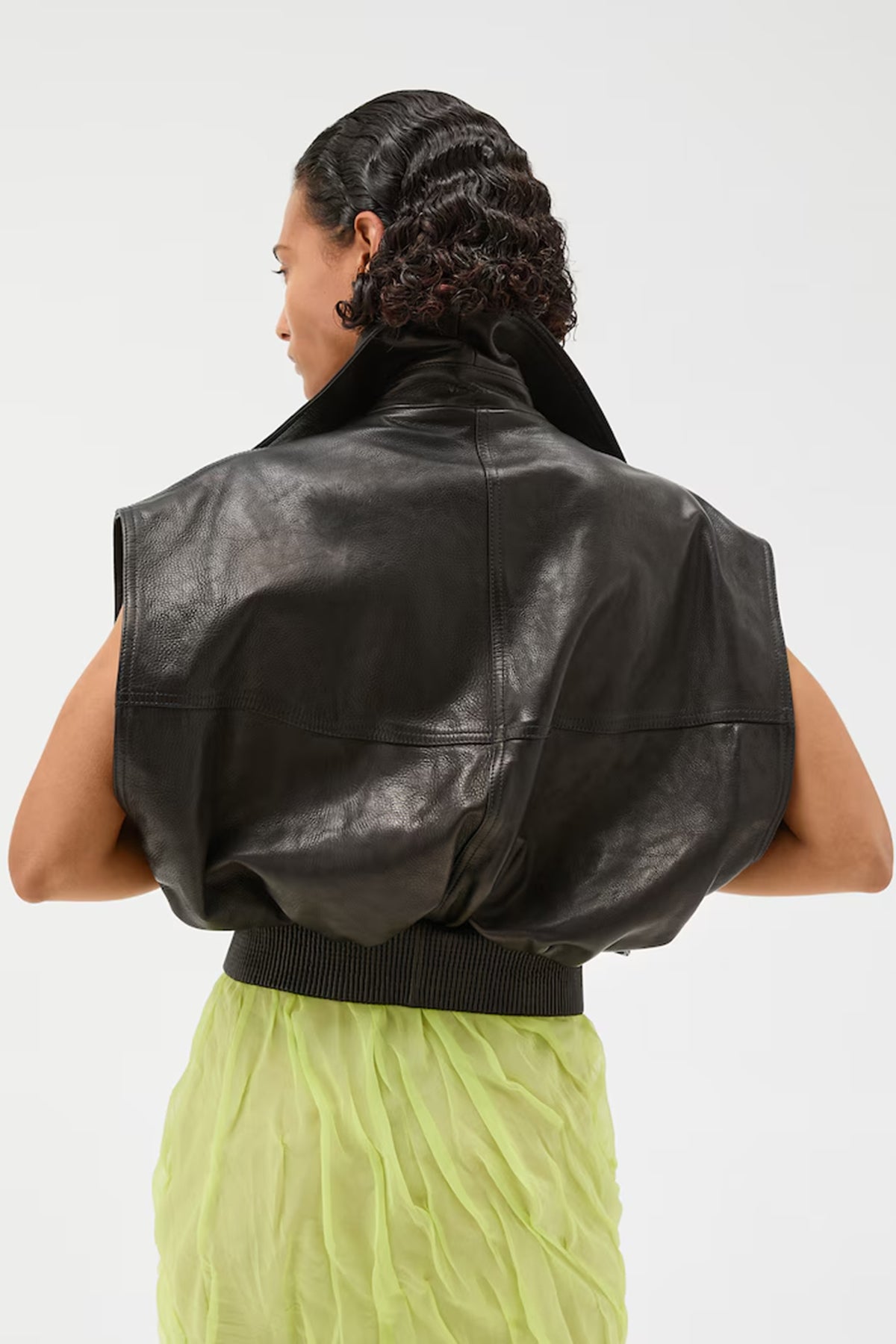 VERSACE | FLORIDIANA LEATHER VEST