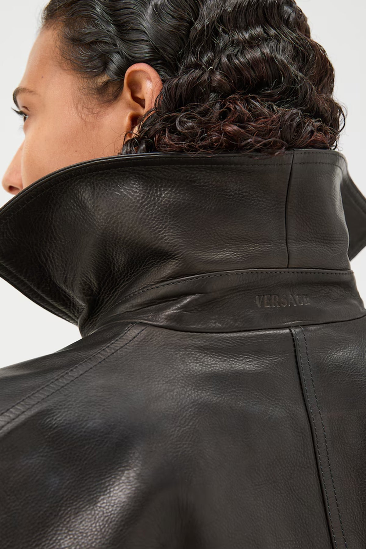 VERSACE | FLORIDIANA LEATHER VEST