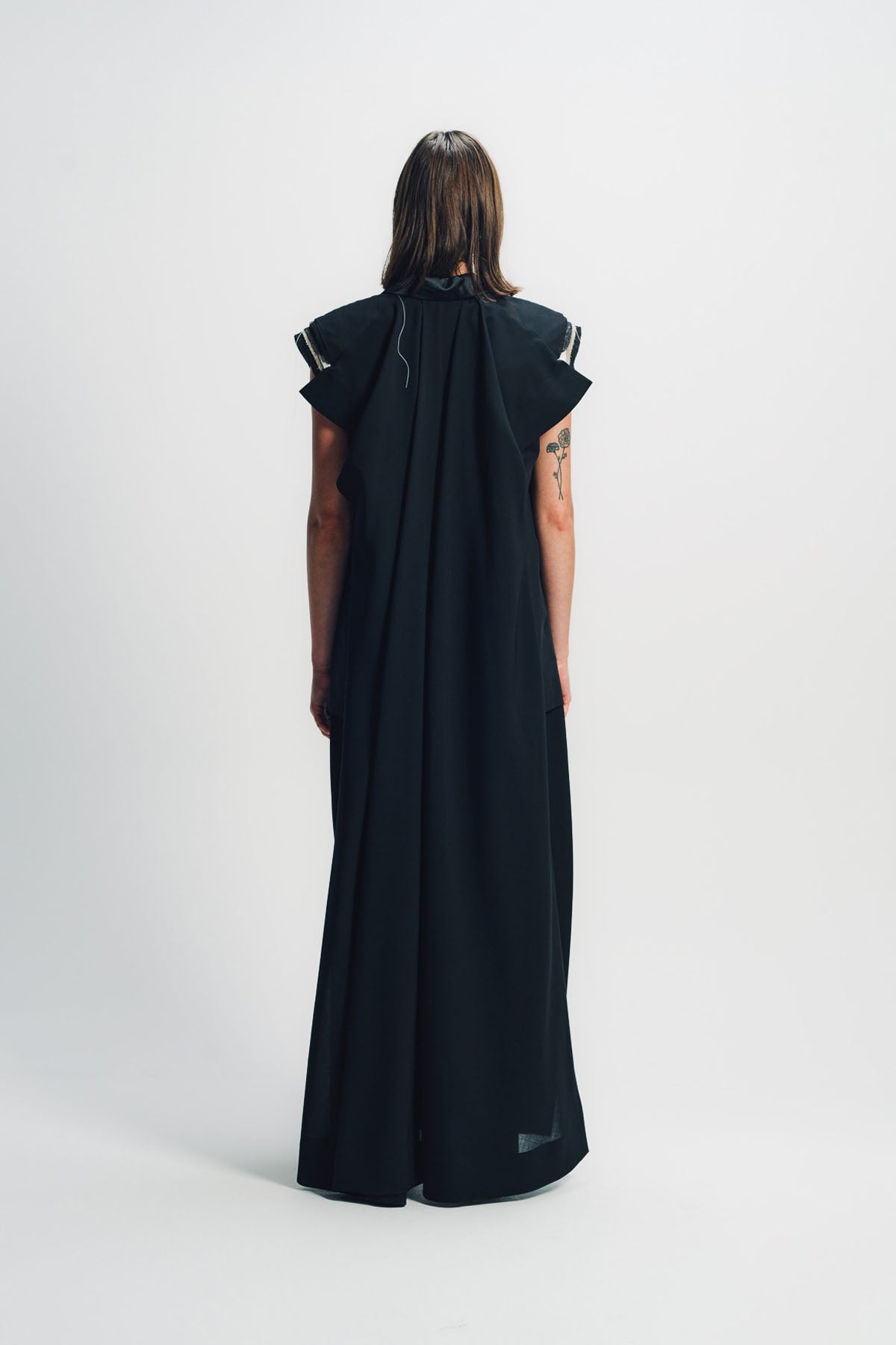 SACAI | WOOL ORGANZA VEST