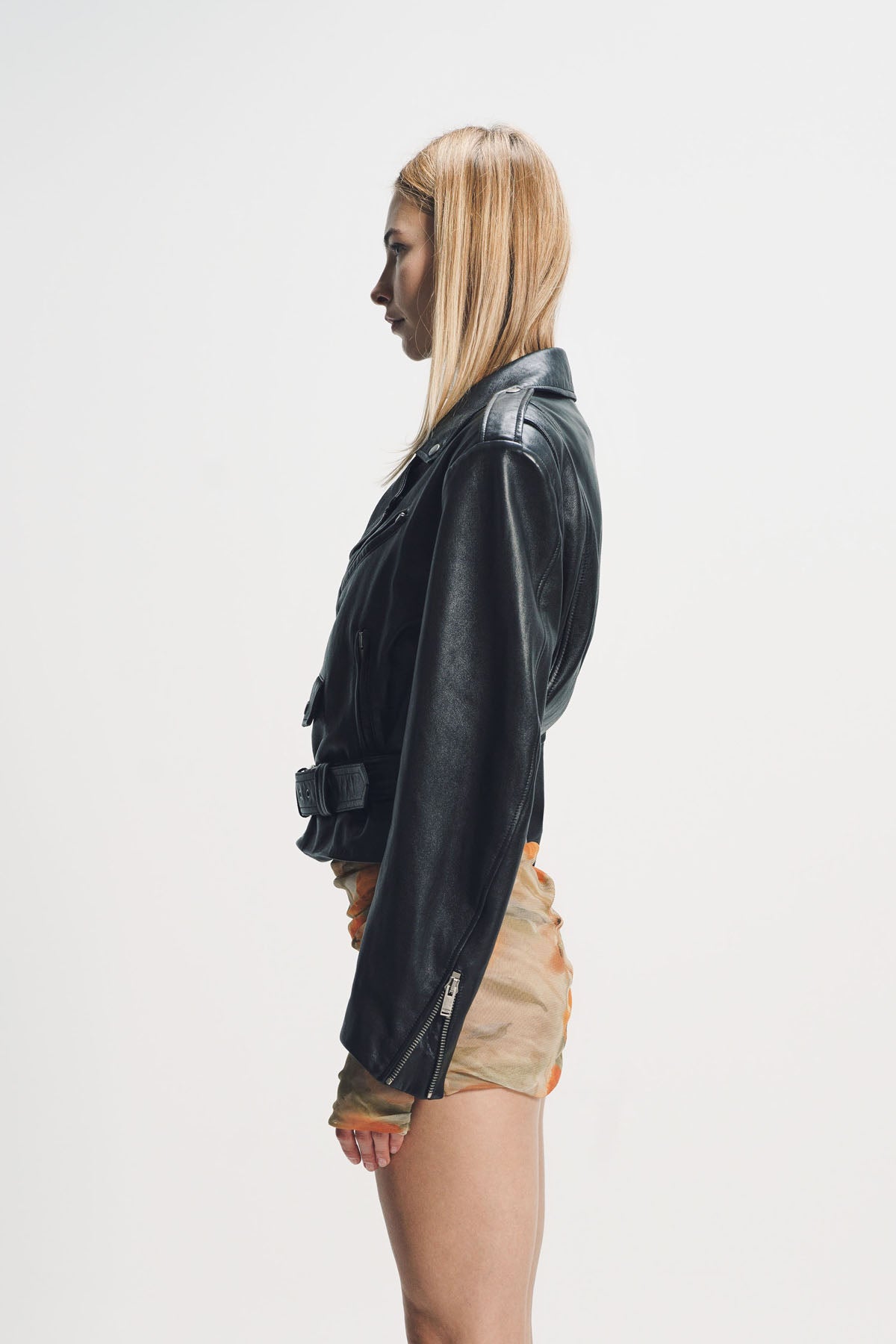 Saint Laurent | Zip Biker Jacket in Lambskin