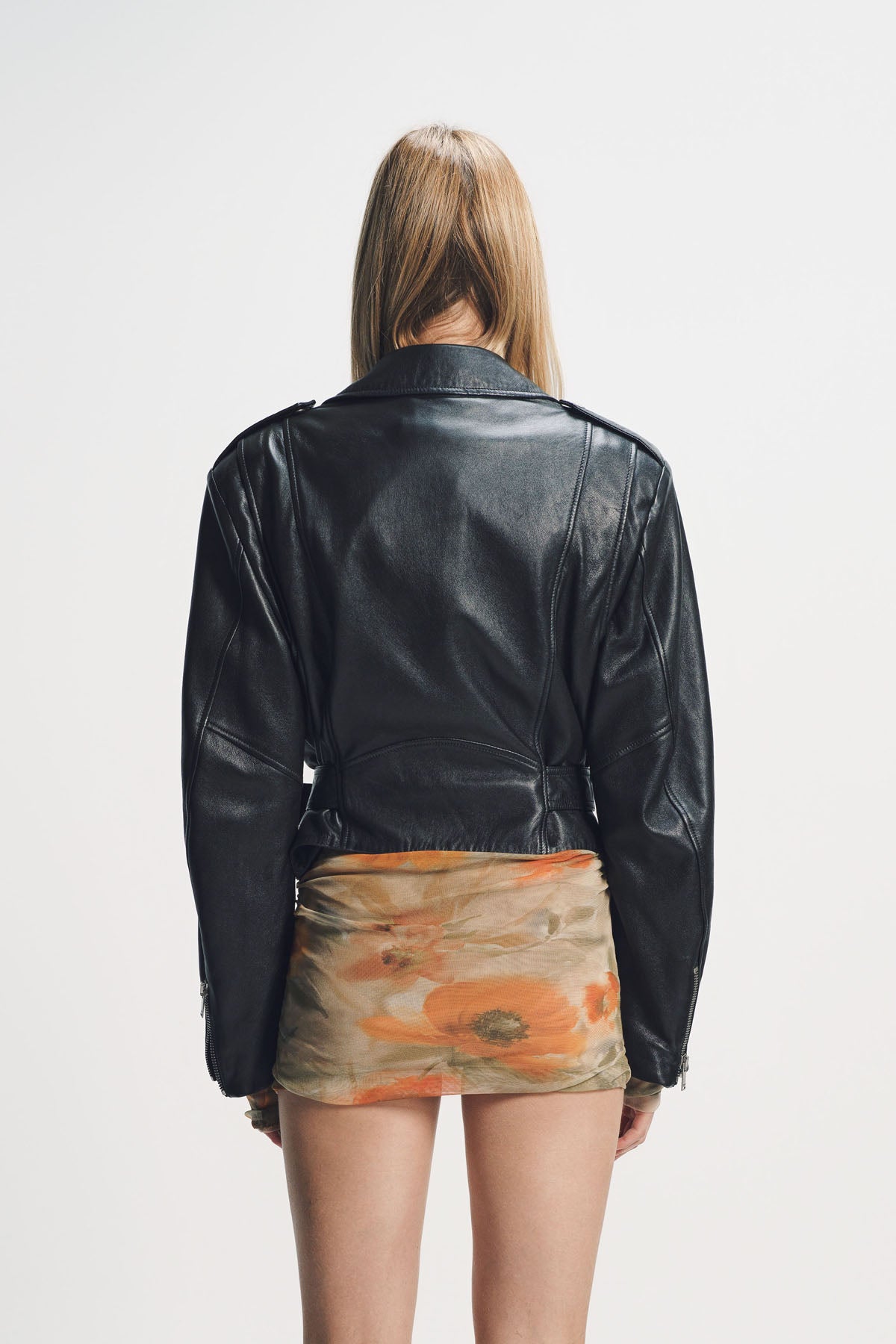 Saint Laurent | Zip Biker Jacket in Lambskin