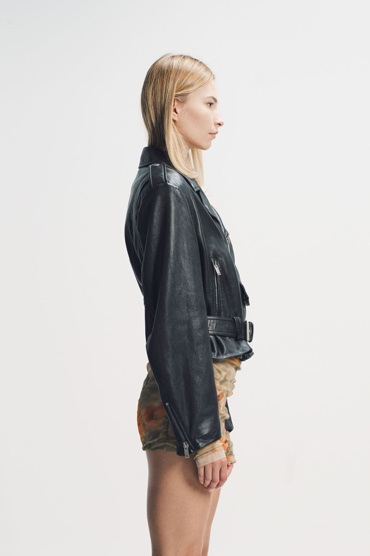 Saint Laurent | Zip Biker Jacket in Lambskin