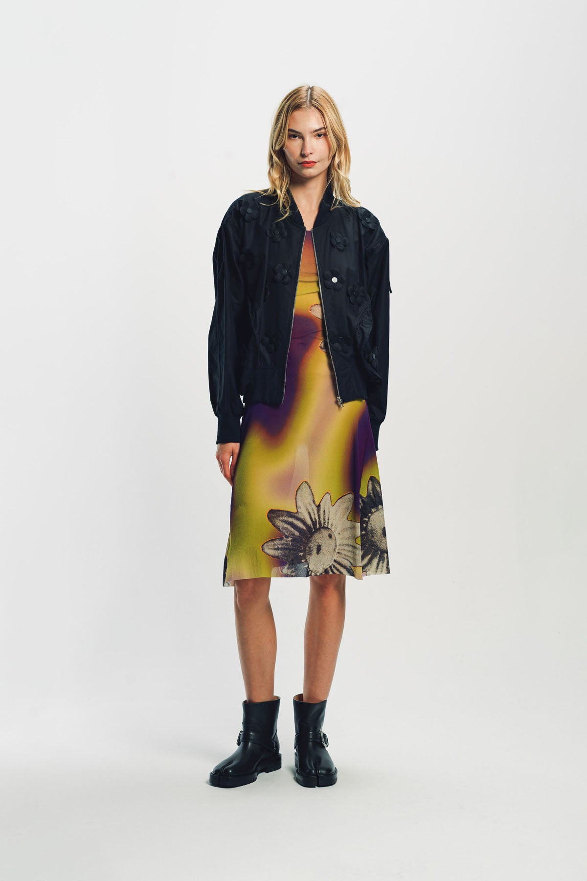 PAULA CANOVAS DEL VAS | FLOWER BOMBER JACKET