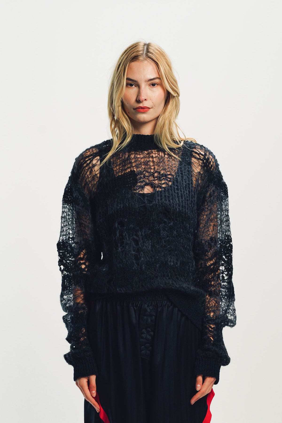 PAULA CANOVAS DEL VAS | ZIGZAG NECKLINE TOP
