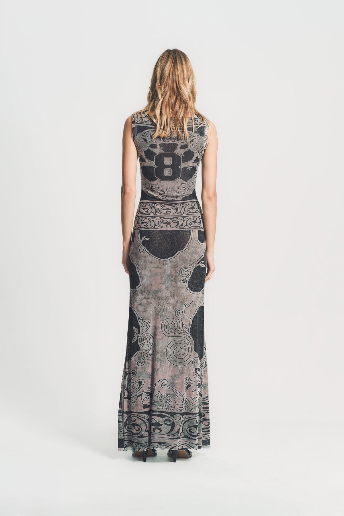 OTTOLINGER | MESH MAXI GOWN