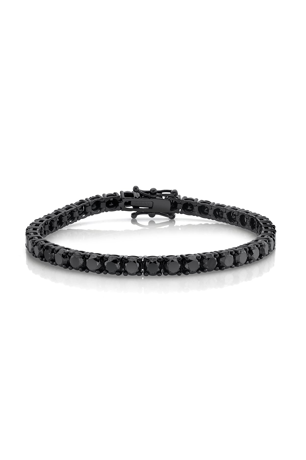 SHAY | BLACK GOLD DIAMOND TENNIS BRACELET 7.75"