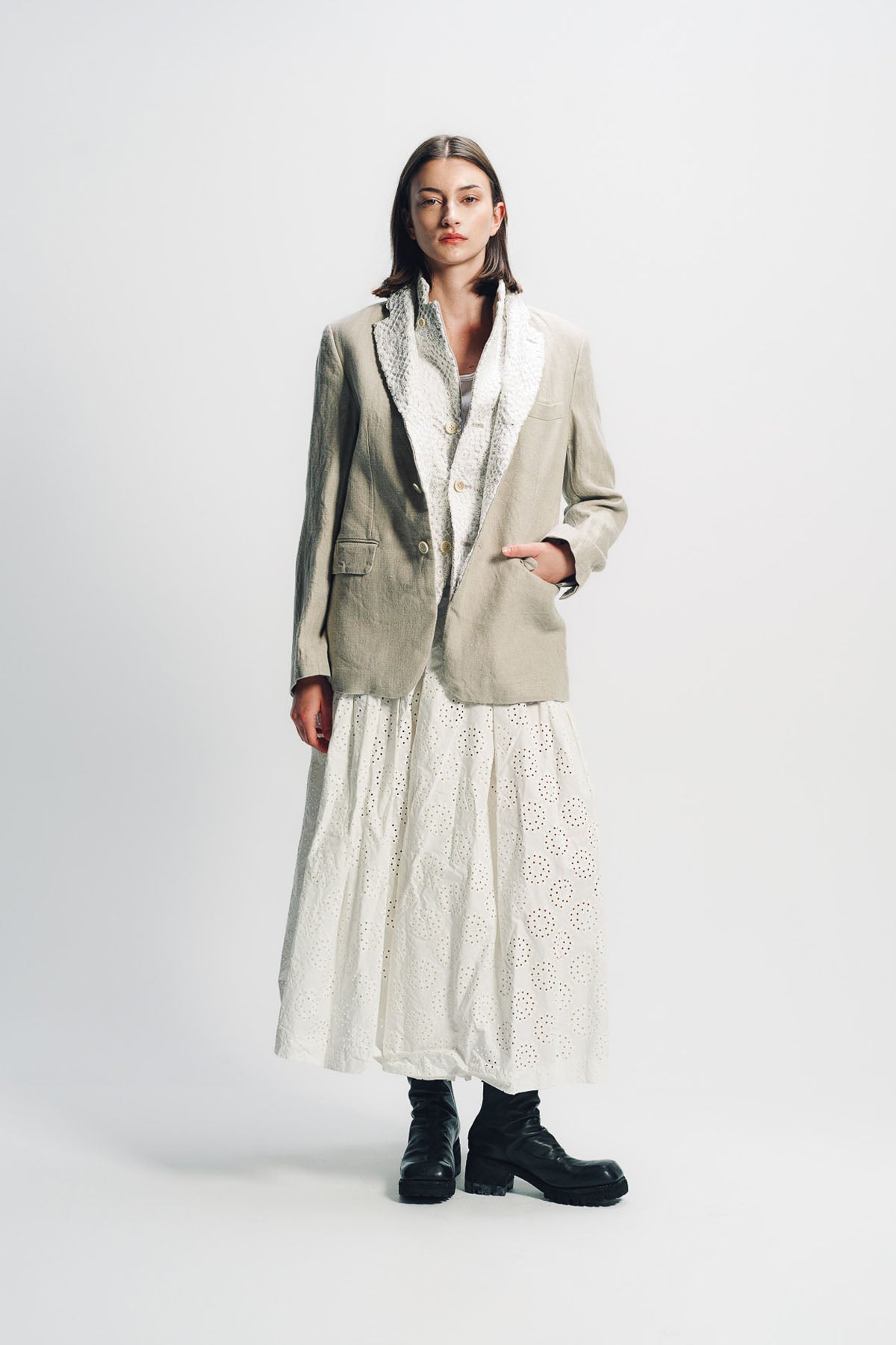 COMME DES GARCONS | SERGE LACE BLAZER