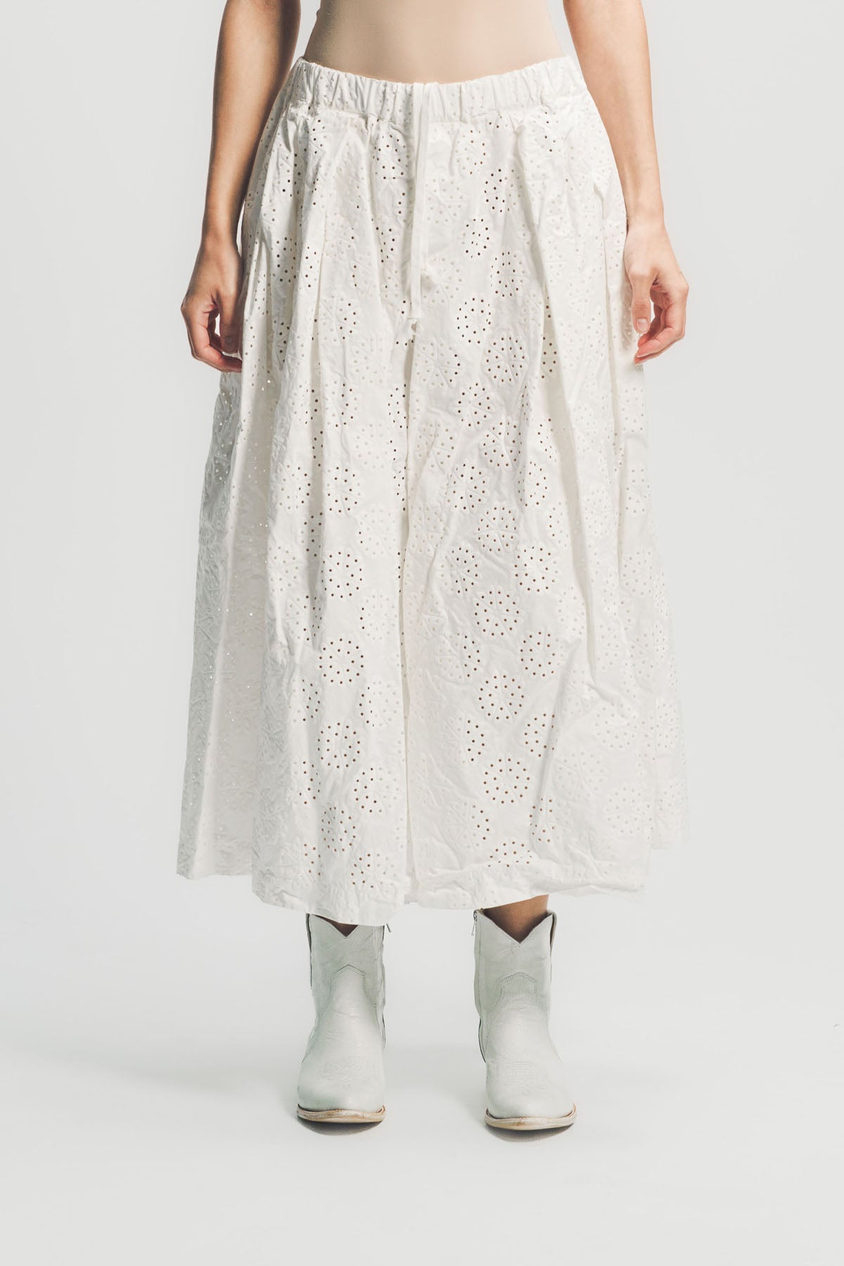 COMME DES GARCONS | FLORAL CHIFFON SKIRT