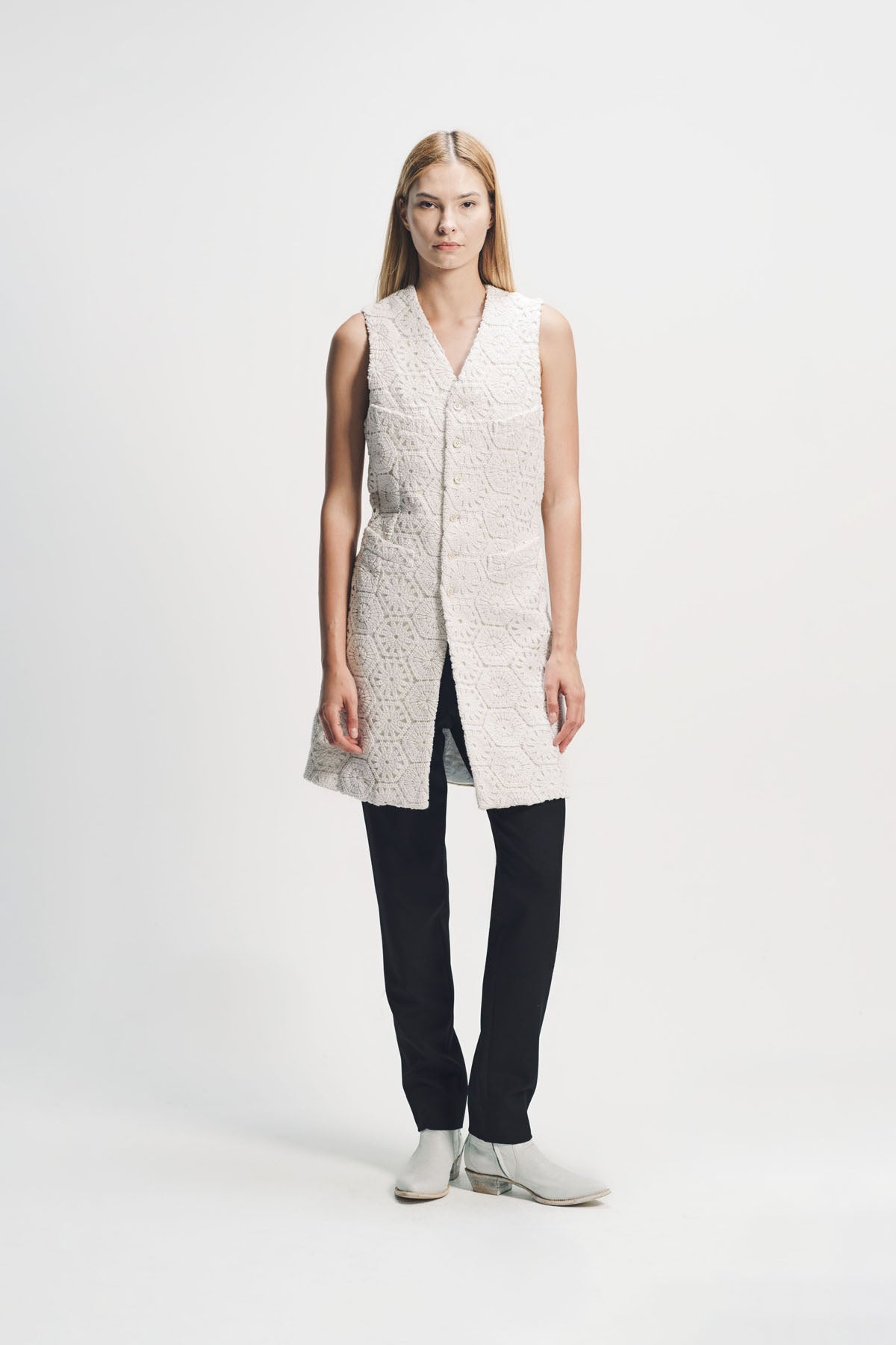 Comme Des Garcons | Lace Jute Vest