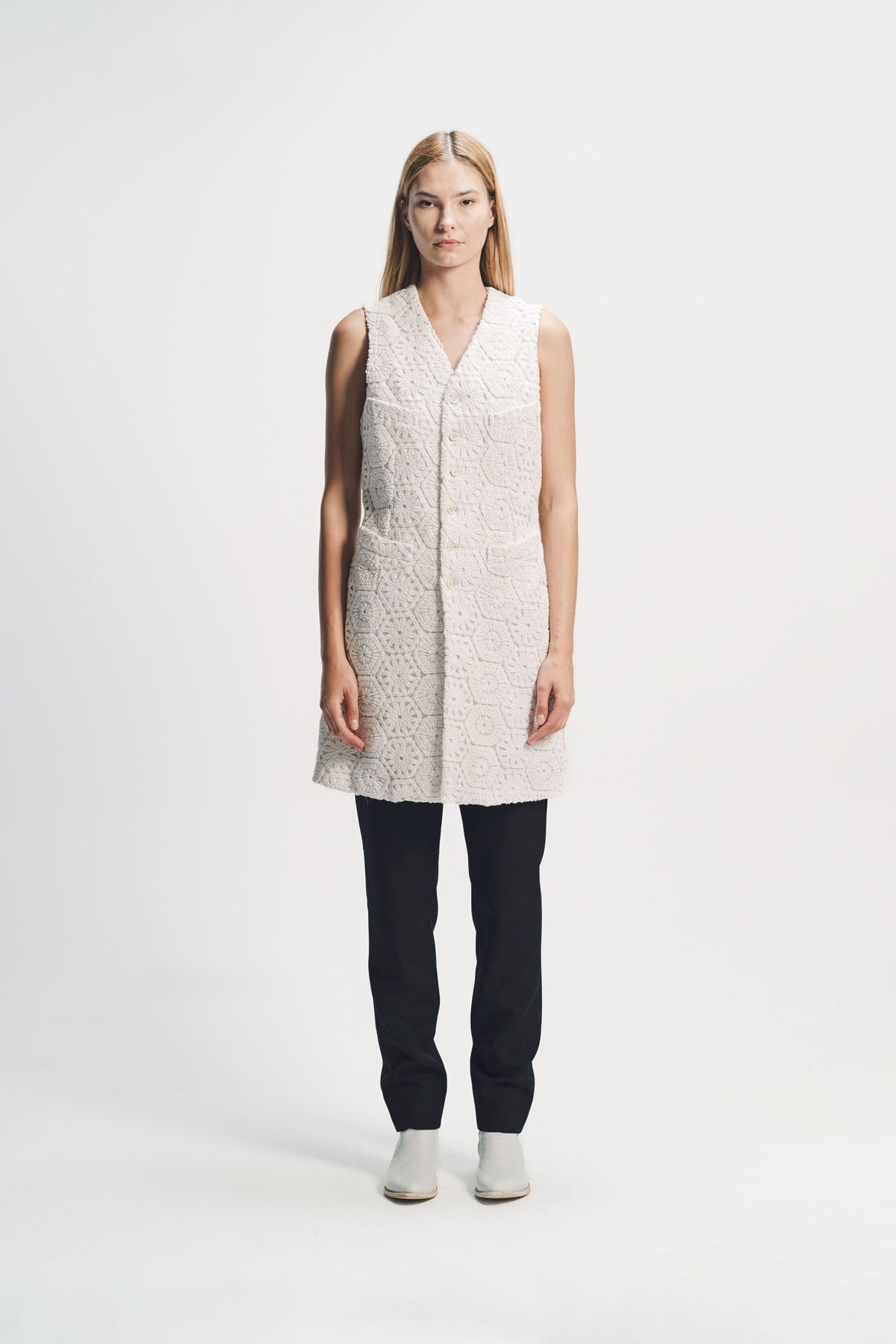 Comme Des Garcons | Lace Jute Vest