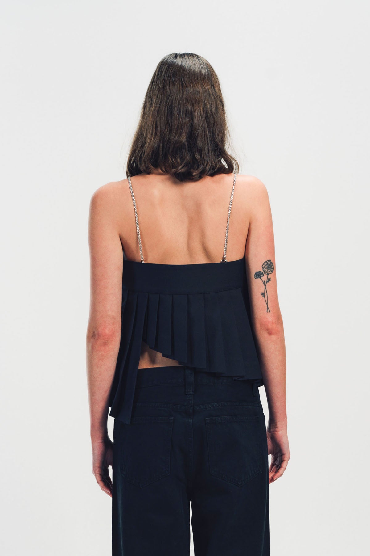 NOIR KEI NINOMIYA | PLEATED HARNESS TOP