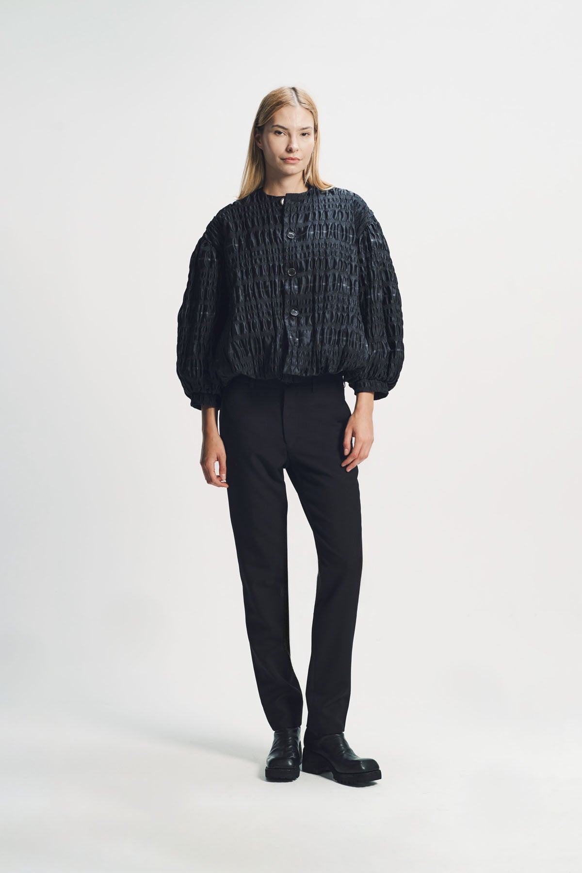 Noir Kei Ninomiya | Woven Jacquard Bomber