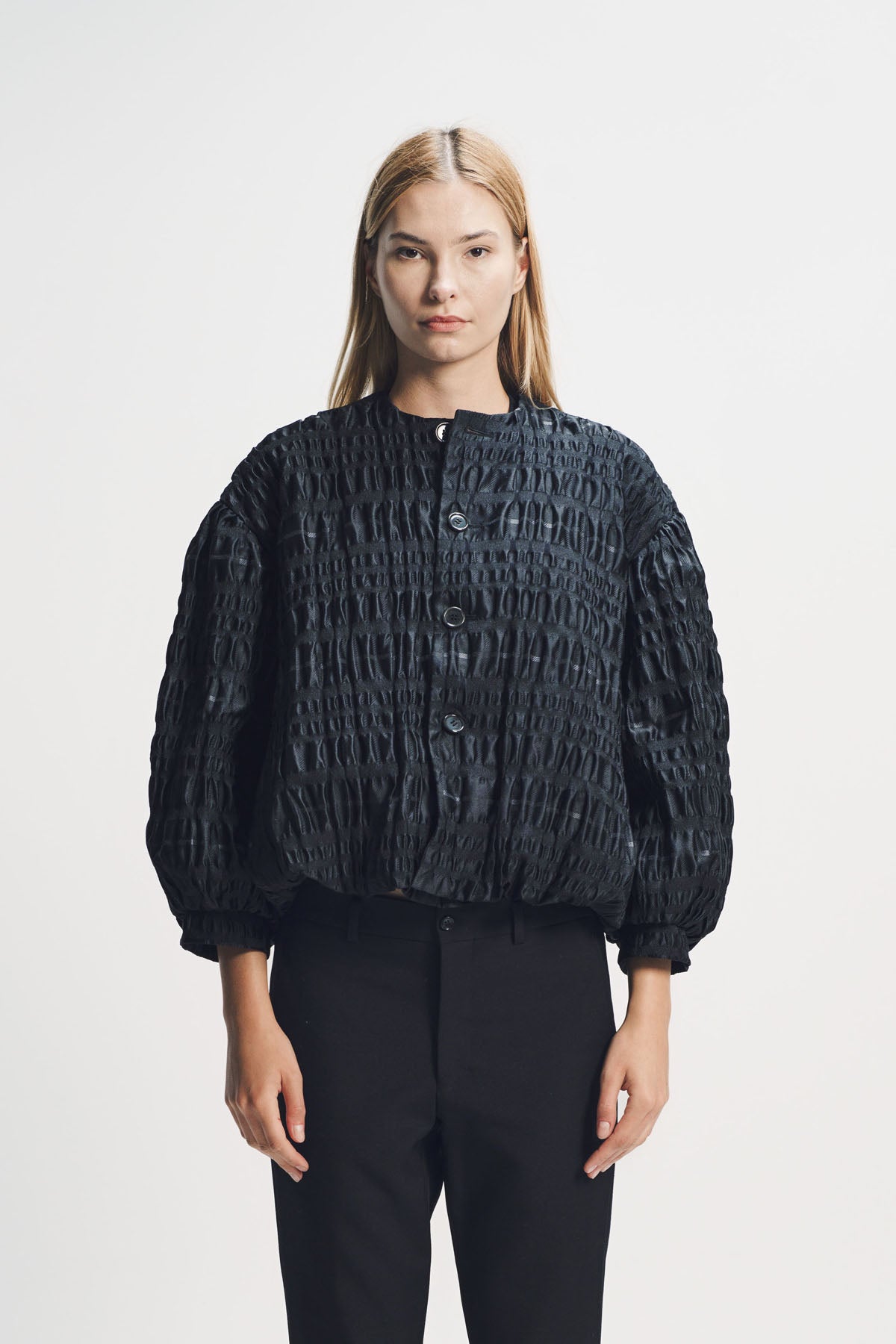 Noir Kei Ninomiya | Woven Jacquard Bomber