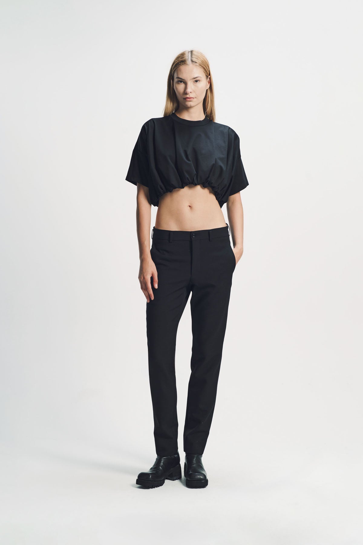 Noir Kei Ninomiya | Cotton Ponte Top