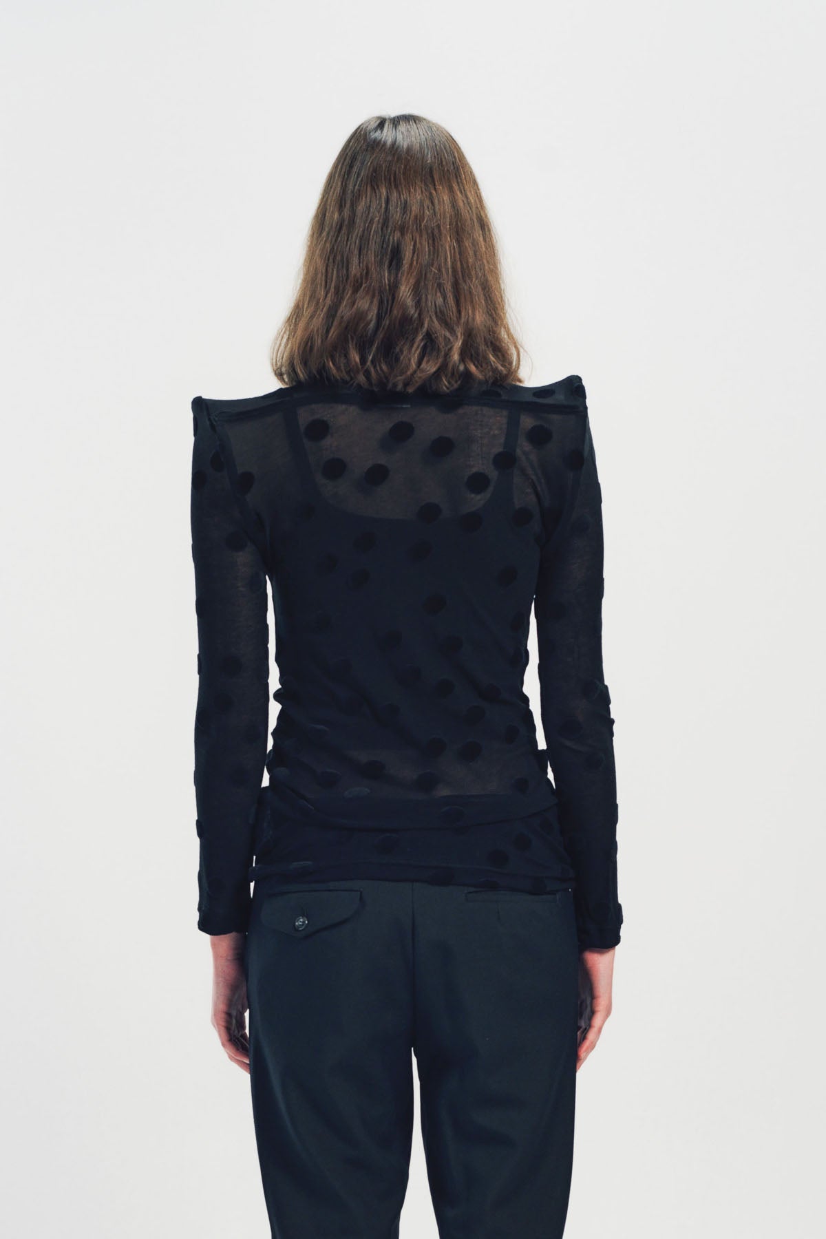 JUNYA WATANABE | POLKA DOT PILE TOP