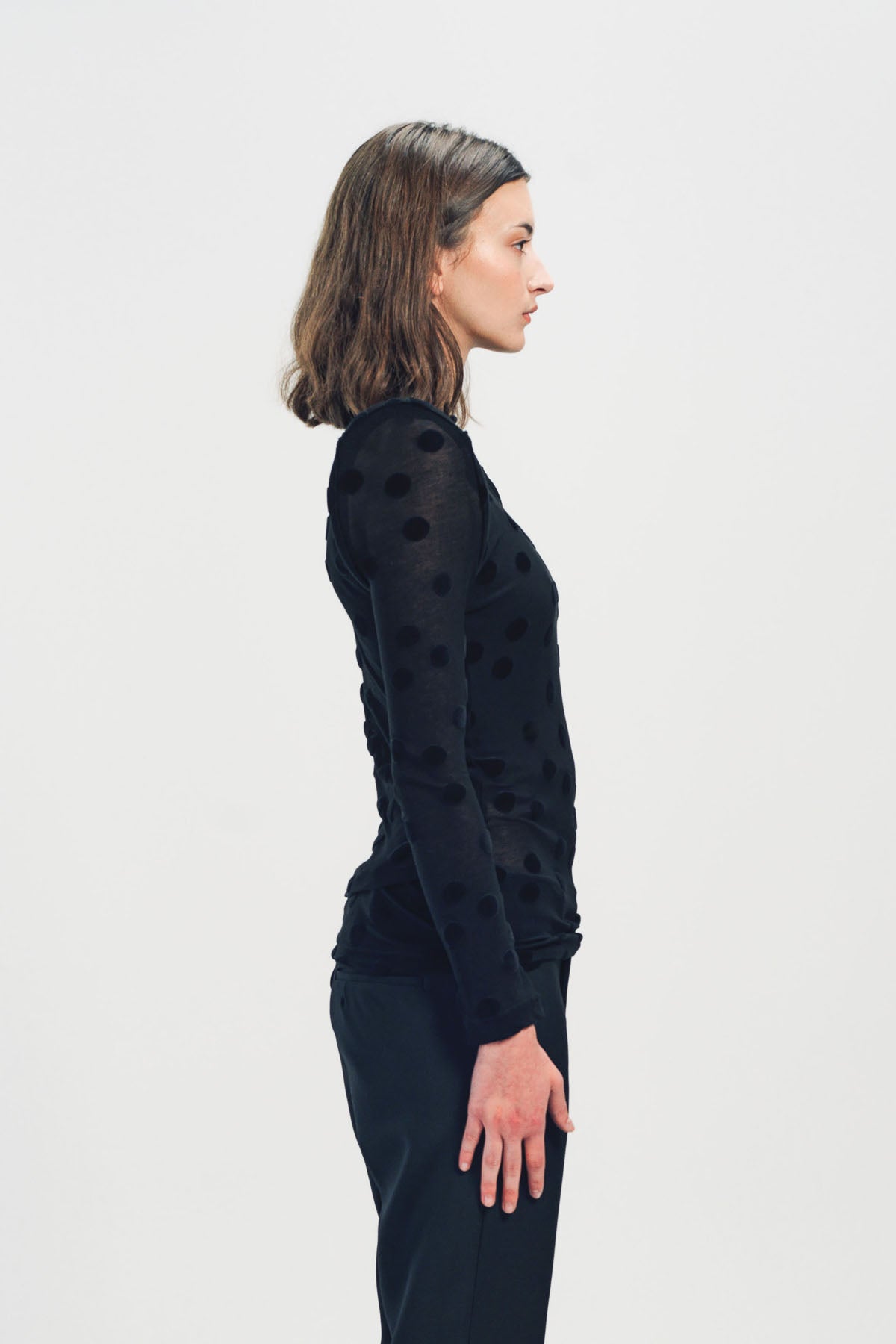 JUNYA WATANABE | POLKA DOT PILE TOP