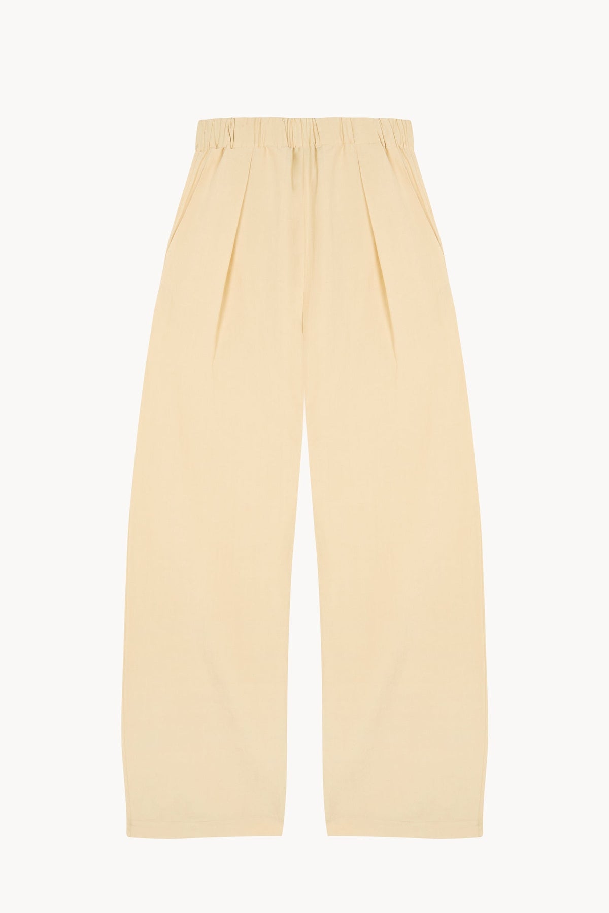 Cortana | Mel, Beige Mares Linen and Silk Pants