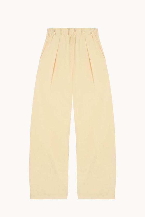 Cortana | Mel, Beige Mares Linen and Silk Pants