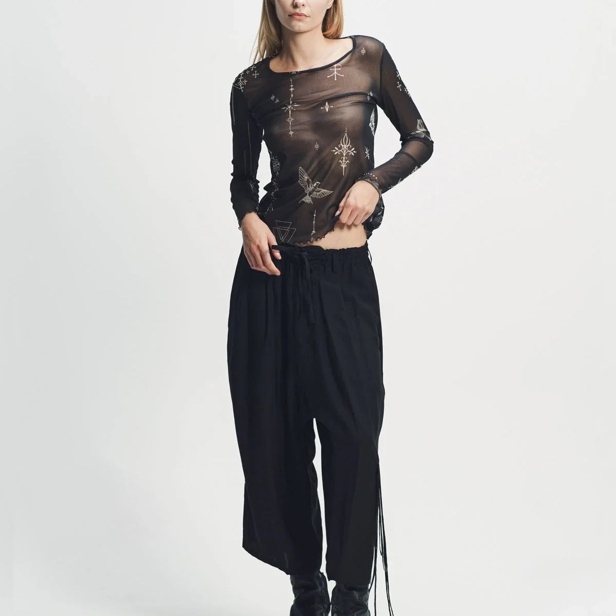 Limi Feu | Tattoo Print Long Sleeve Shirt