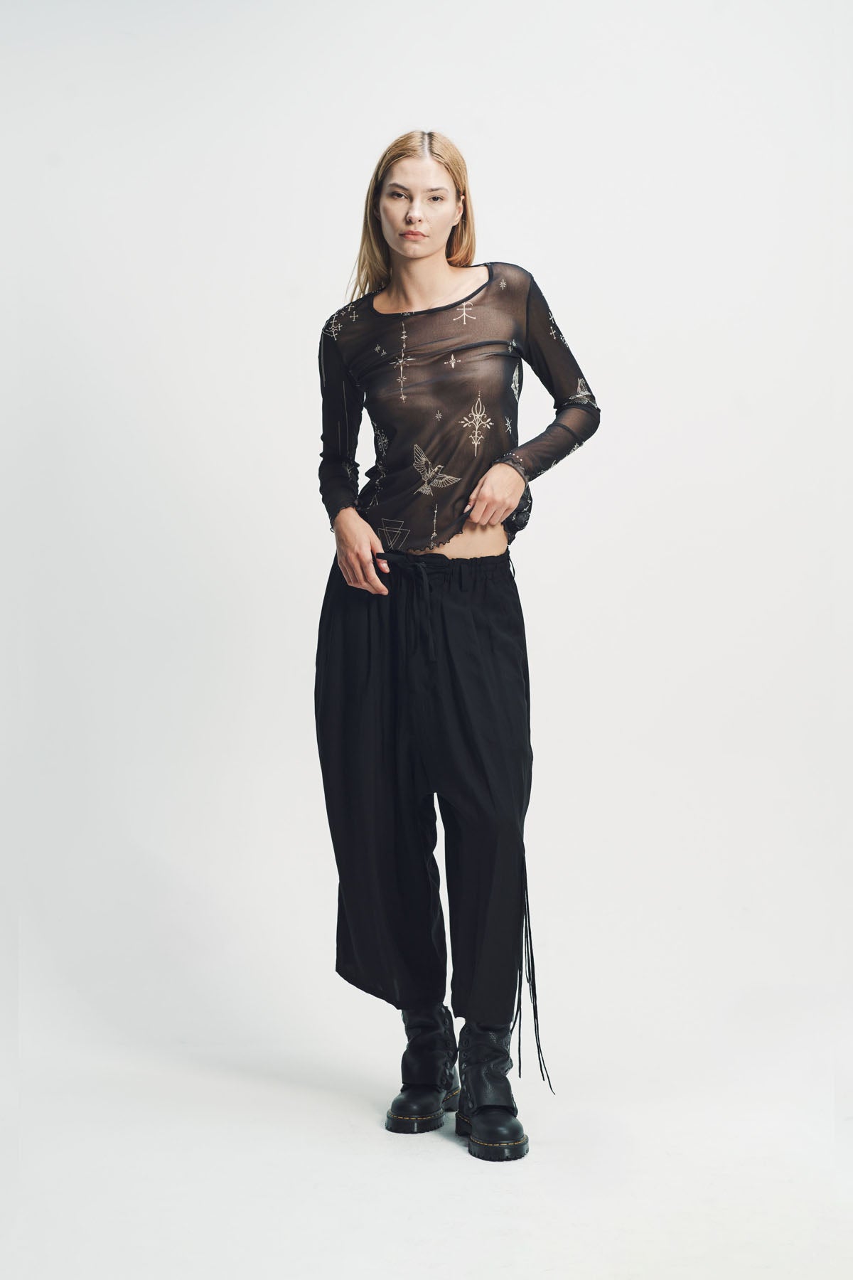 Limi Feu | Tattoo Print Long Sleeve Shirt