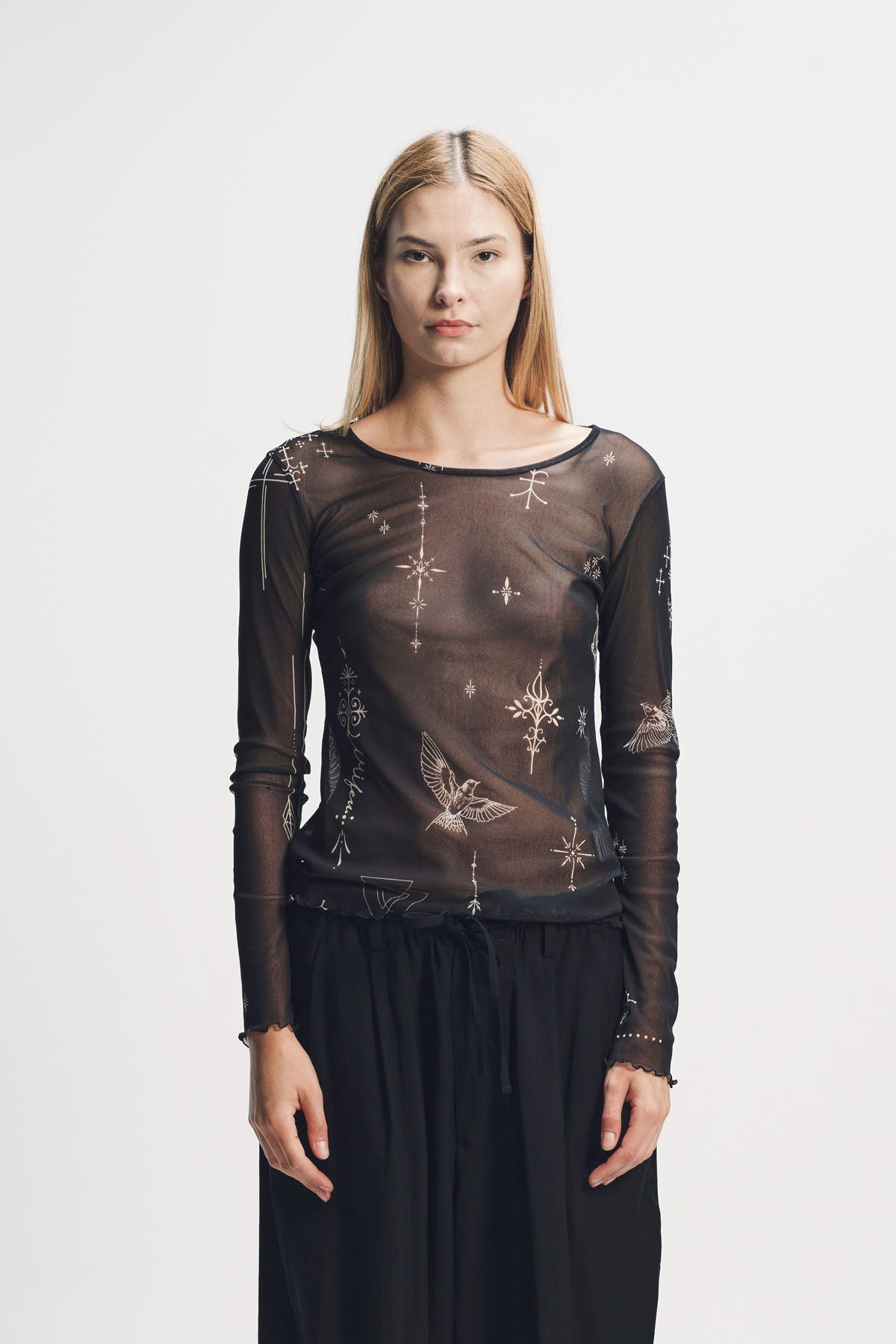 Limi Feu | Tattoo Print Long Sleeve Shirt