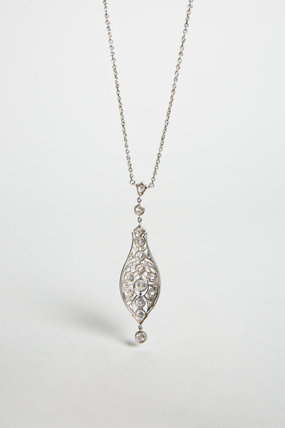 MAXFIELD PRIVATE COLLECTION | VINTAGE EDWARDIAN DIAMOND NECKLACE