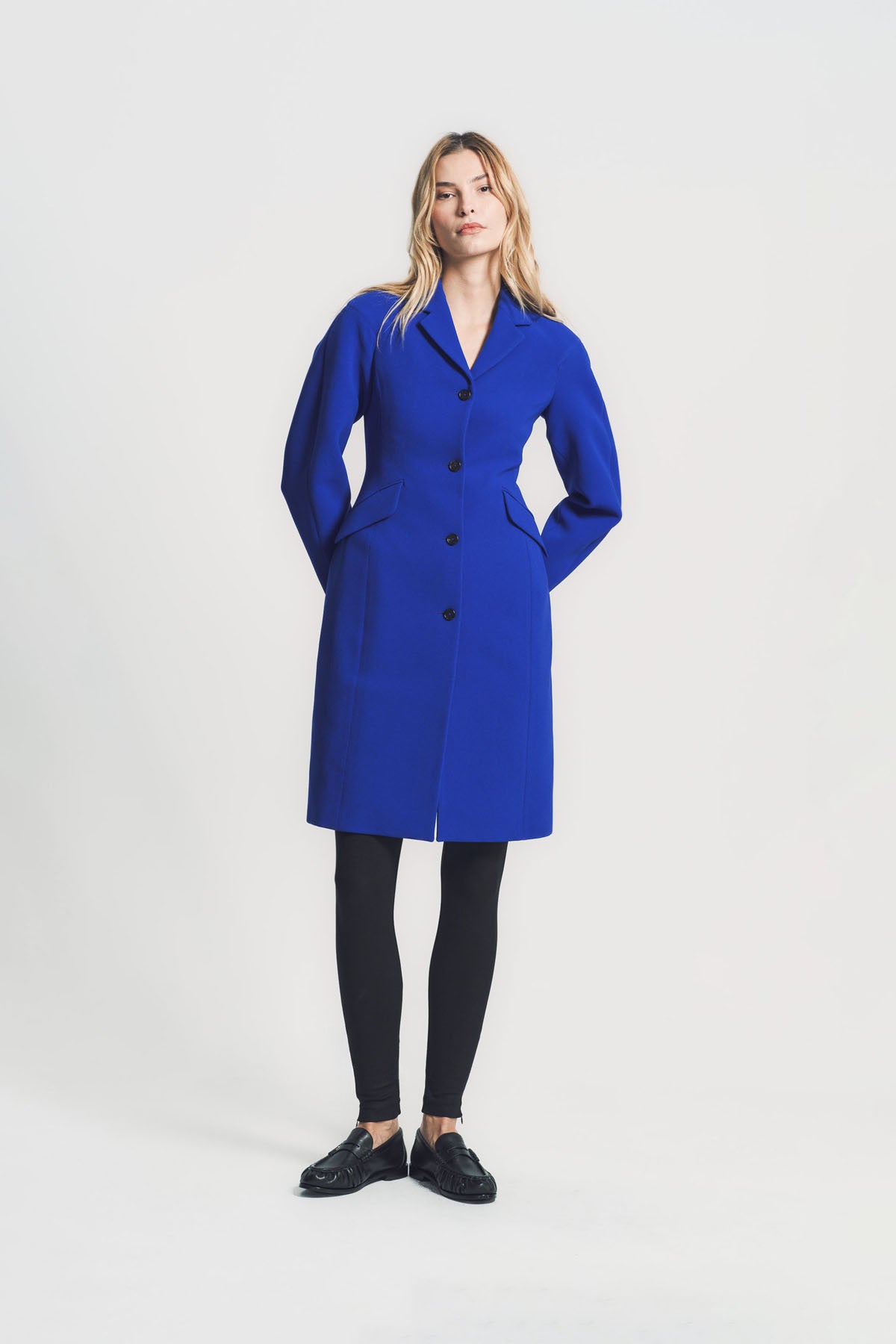JIL SANDER | WOOL POPLIN TAILORED JACKET
