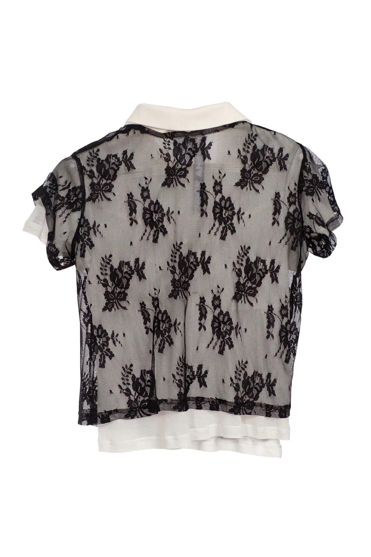 Natasha Zinko | Shrunken Lace Double Polo
