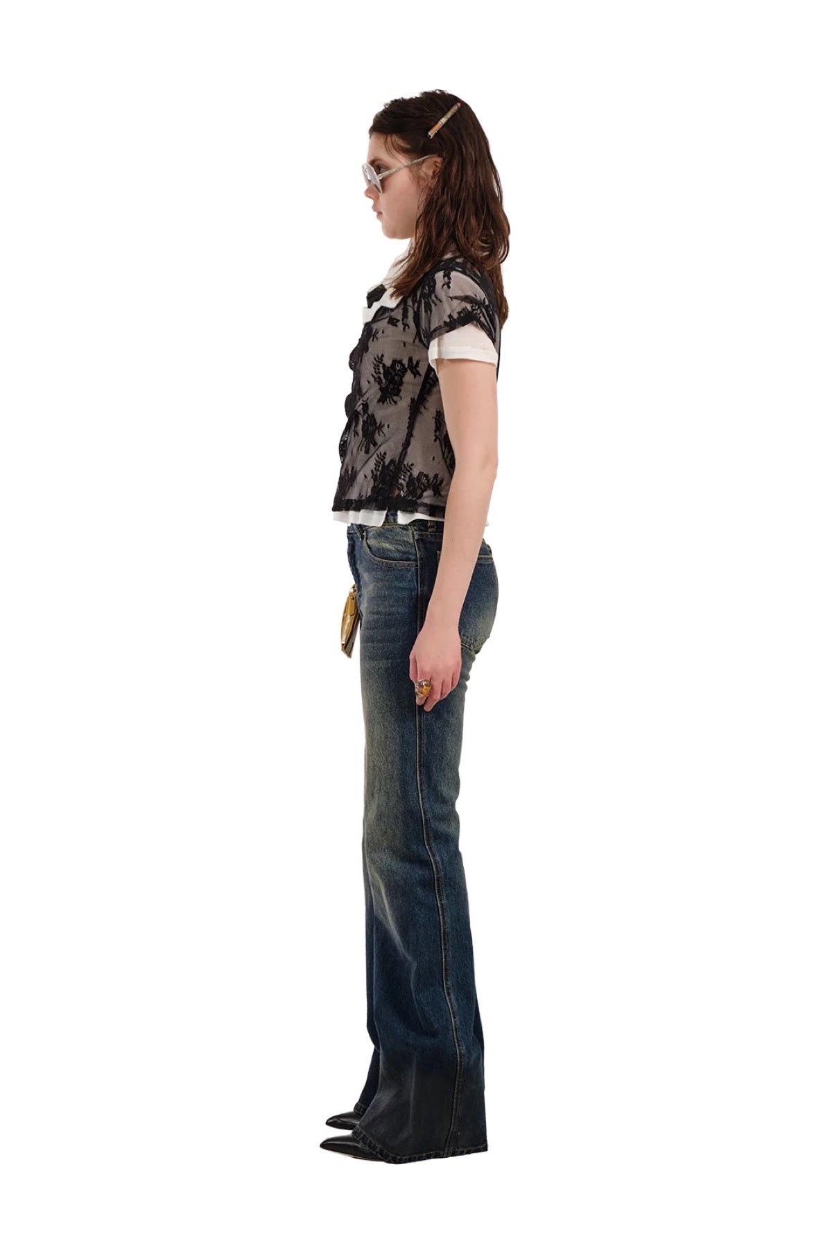 Natasha Zinko | Shrunken Lace Double Polo