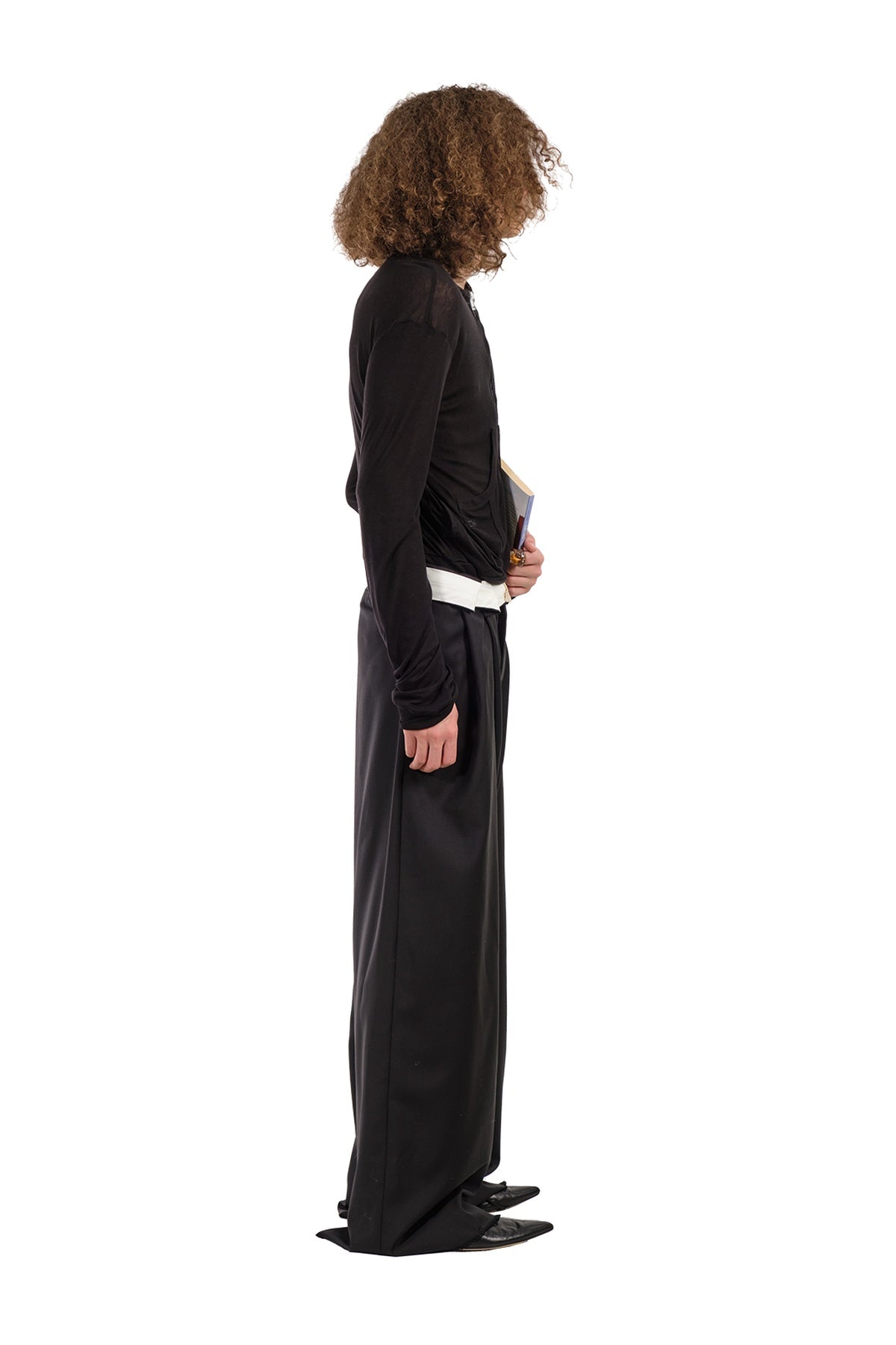 Natasha Zinko | Silicone Rolled Trousers