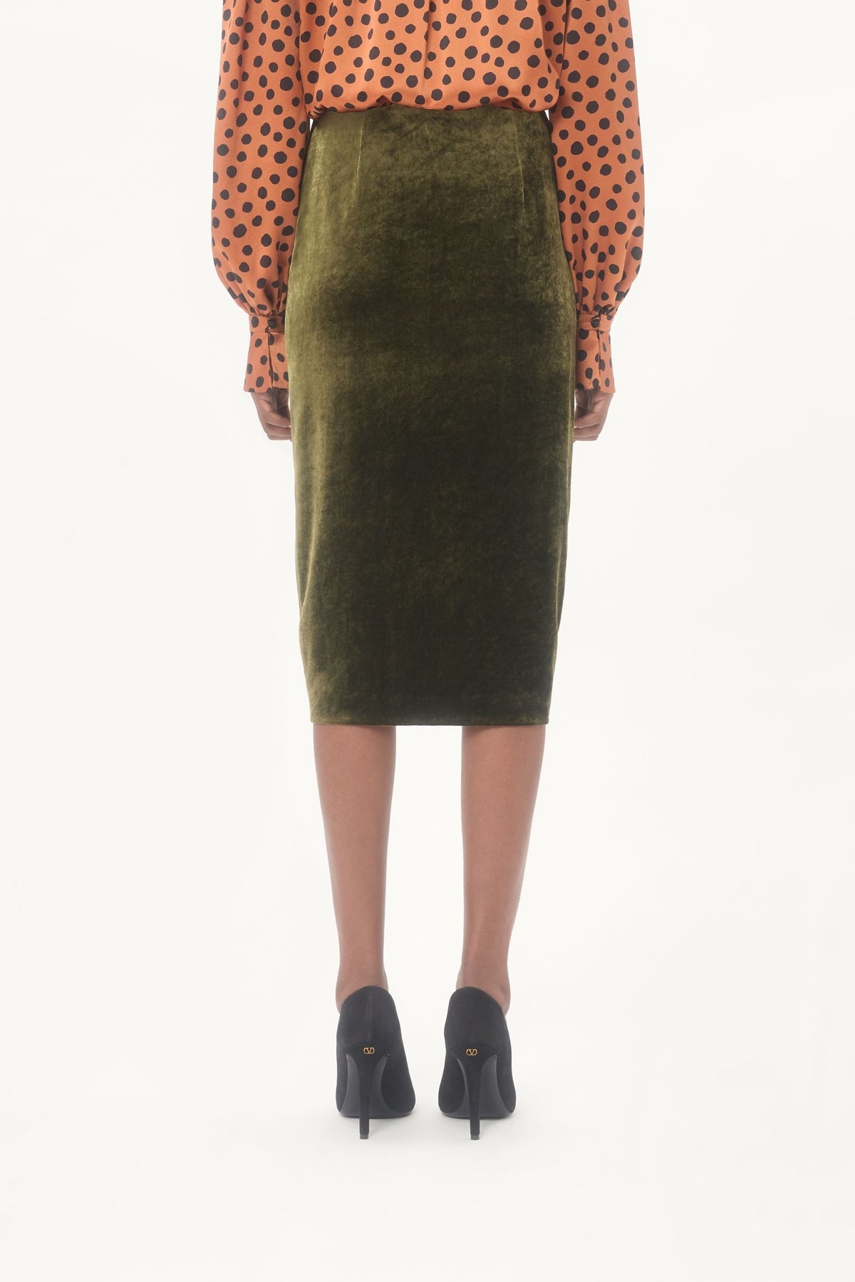 VALENTINO | VELVET SKIRT