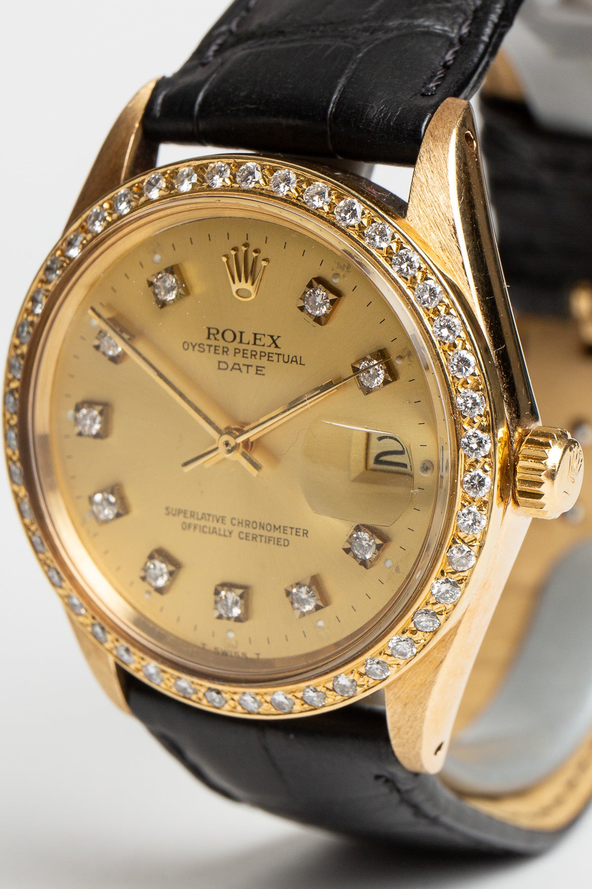 Rolex | Gold Rolex Oyster Perpetual Date Watch