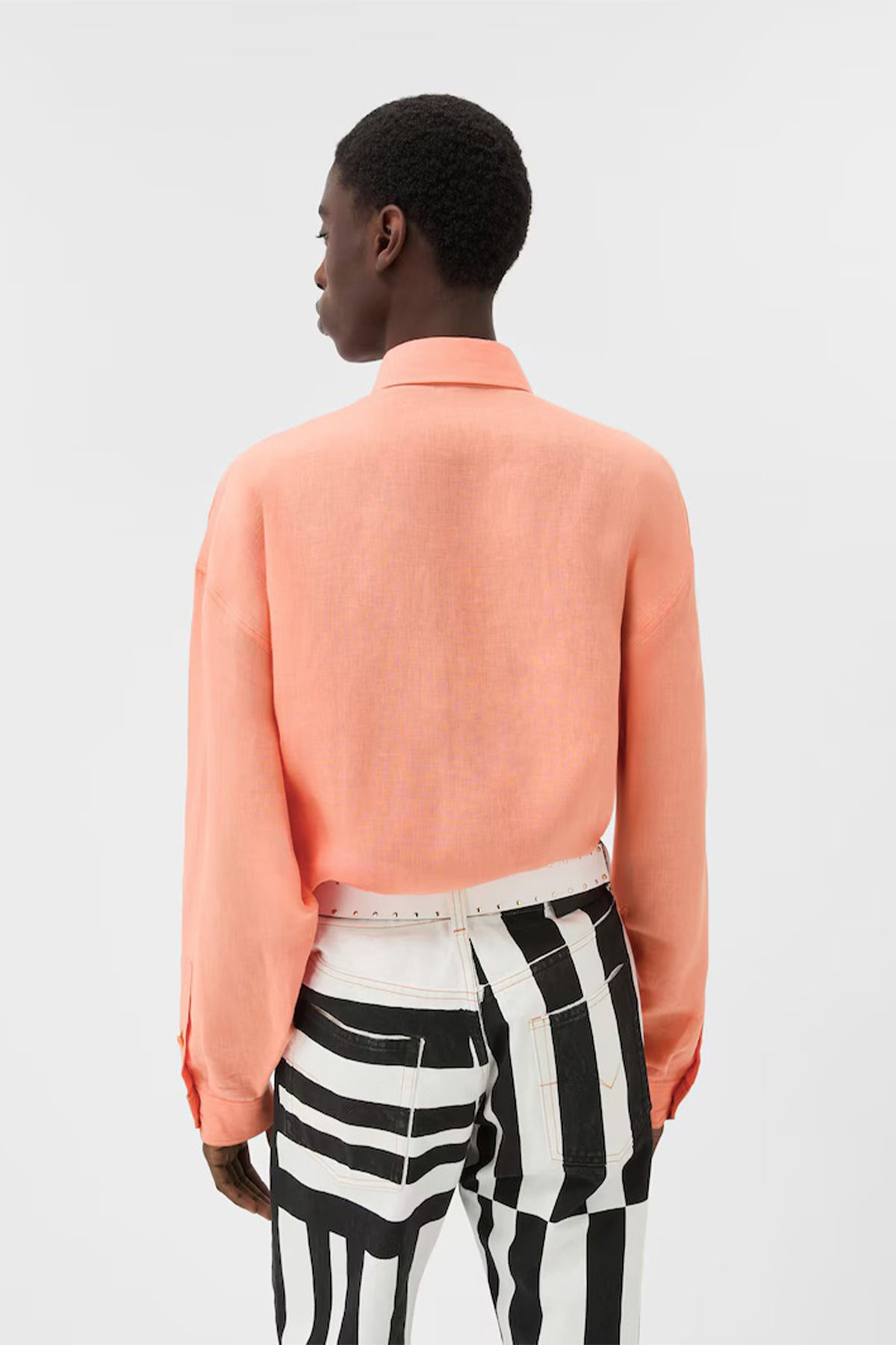 VERSACE | Linen Relaxed Shirt