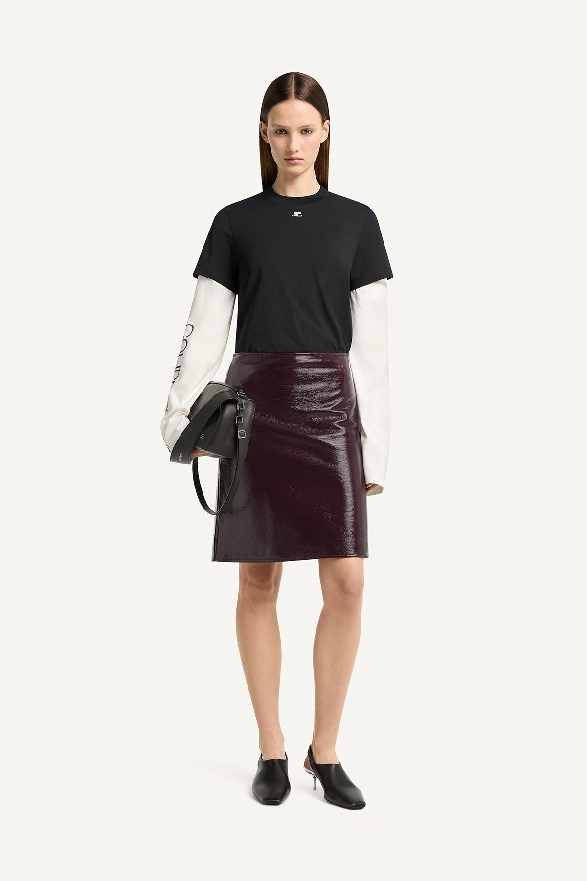 COURRÈGES | Vinyl Skirt