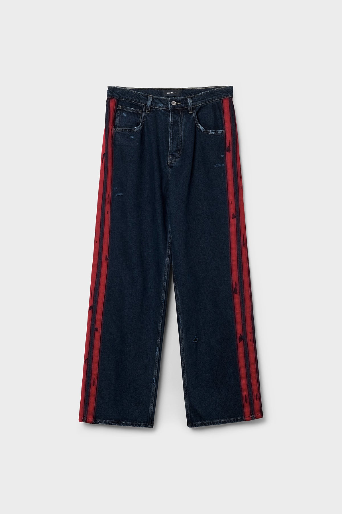 NAHMIAS | Destroyed Denim Track Pant
