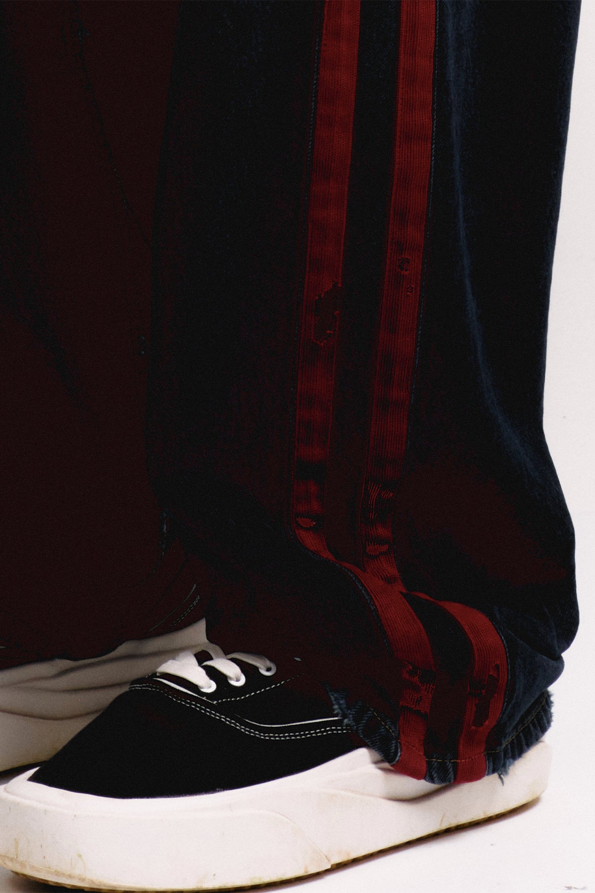 NAHMIAS | Destroyed Denim Track Pant
