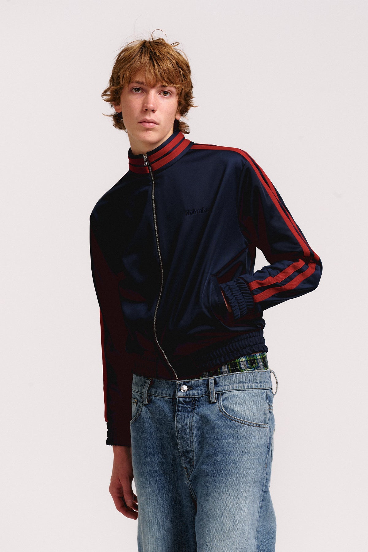 NAHMIAS | Knit Stripe Track Jacket
