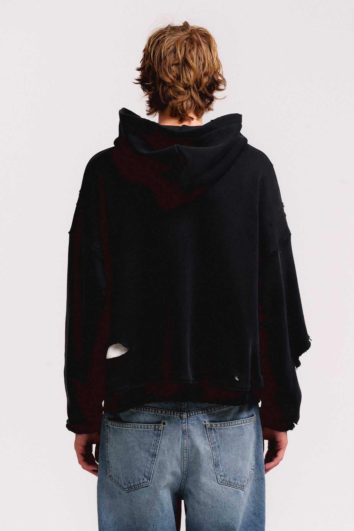 NAHMIAS | Thermal Lined Repaired Zip Hoodie