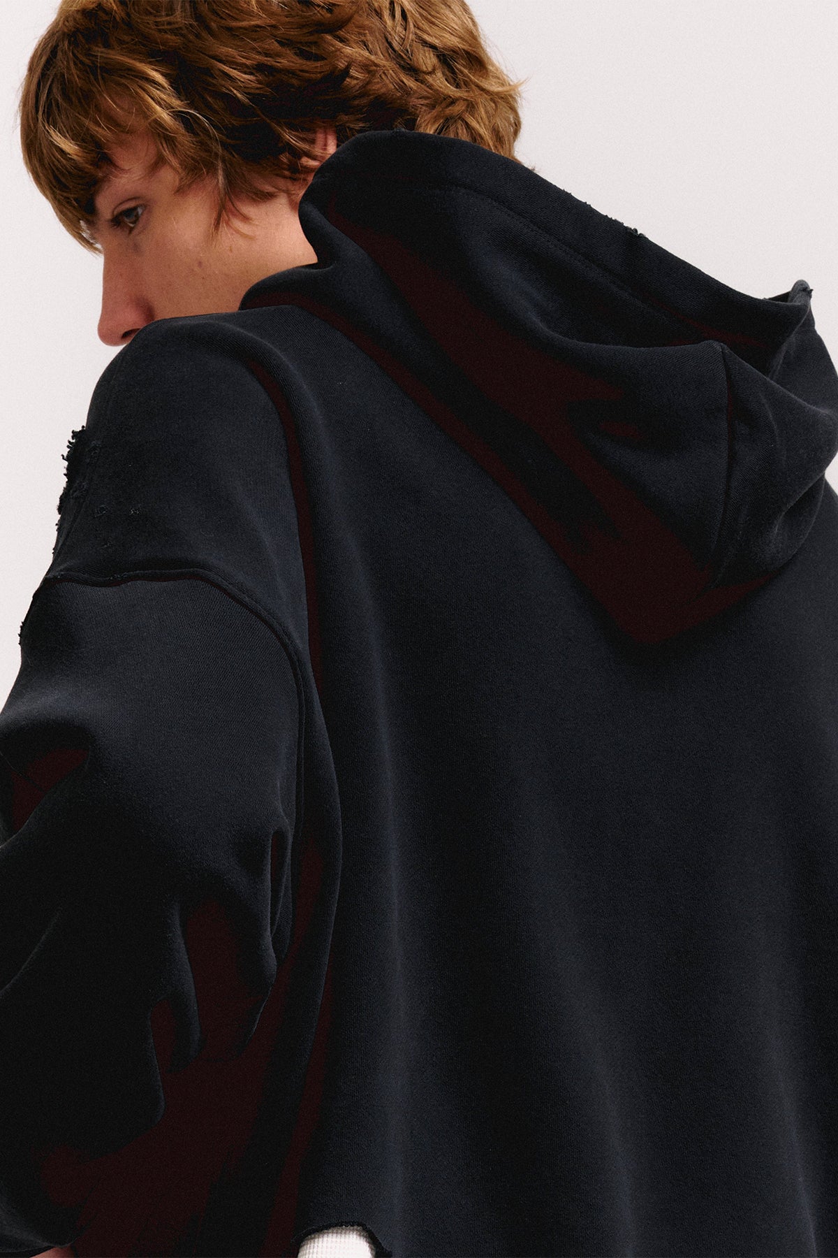 NAHMIAS | Thermal Lined Repaired Zip Hoodie
