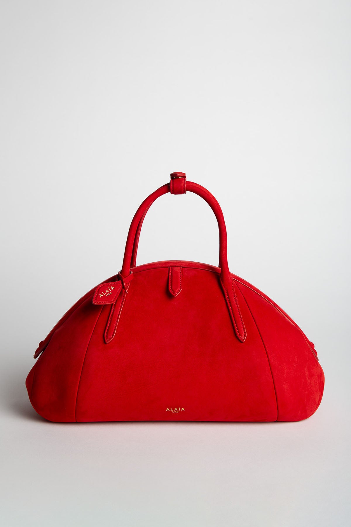 Alaïa | Purse Top Handle Bag in Nubuck