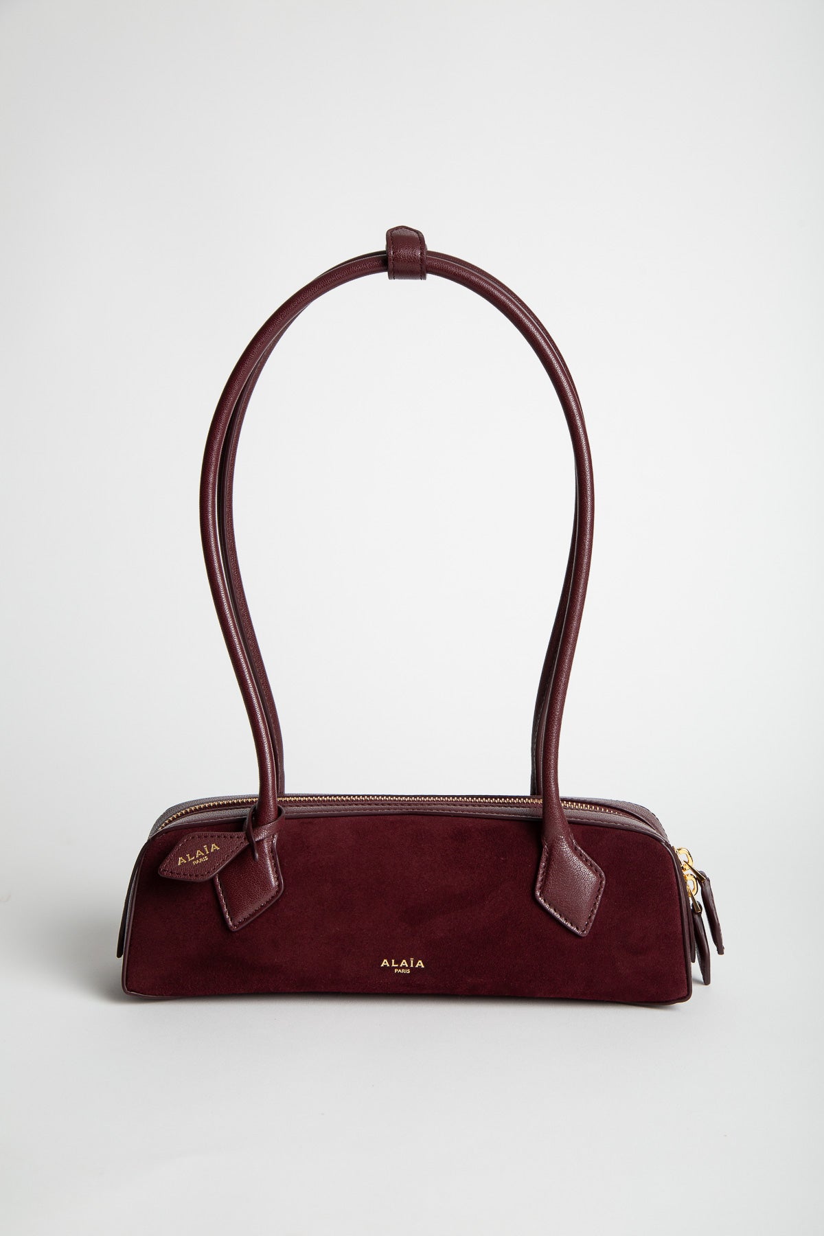 ALAÏA | Le Teckel Small Bi-Material Bag In Leather