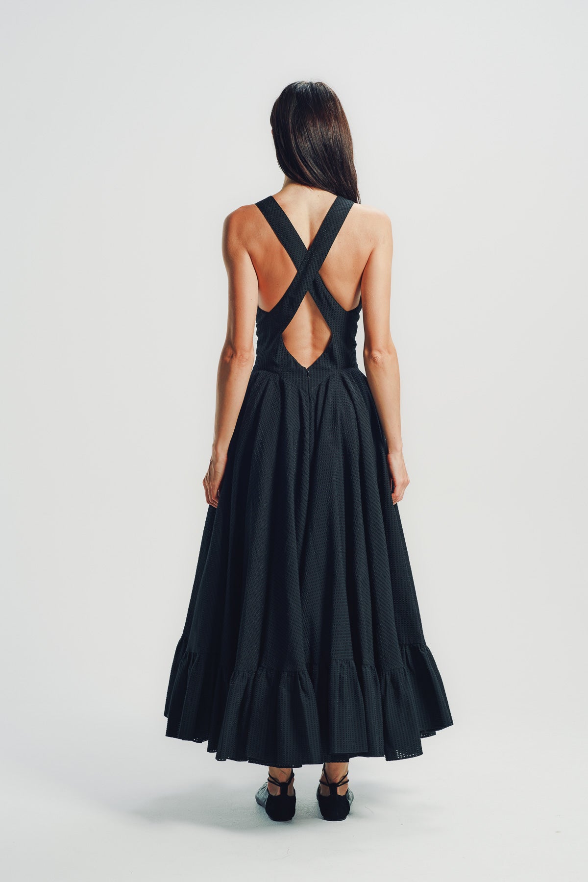 Alaïa | Deesse Openwork Cotton Dress