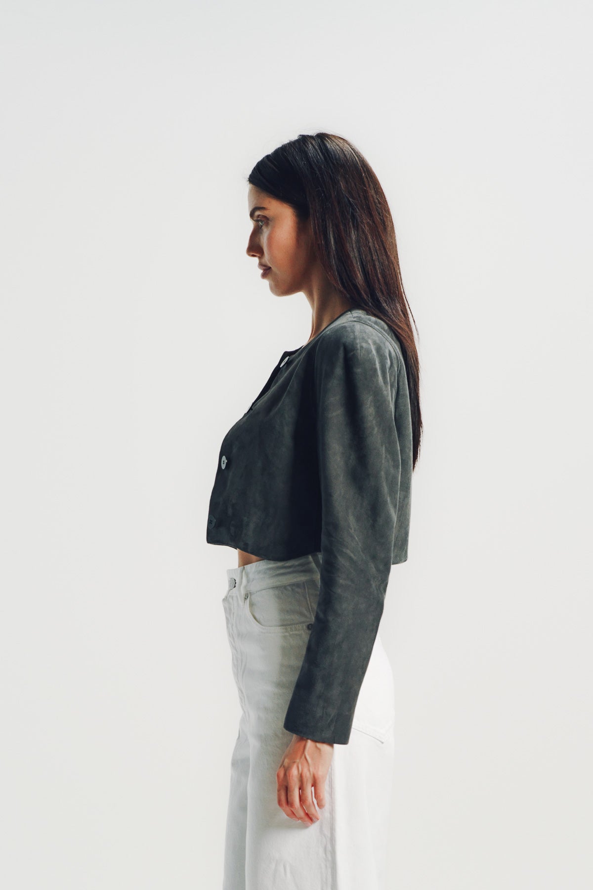 Alaïa | Goat Suede Tailored Jacket