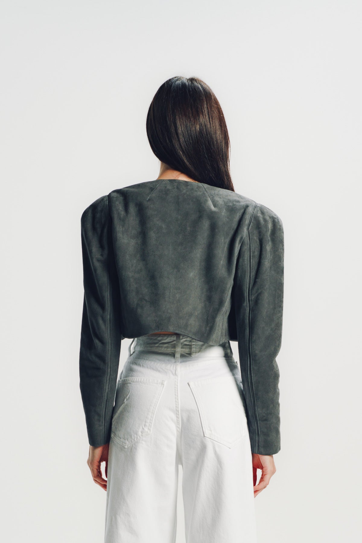 Alaïa | Goat Suede Tailored Jacket