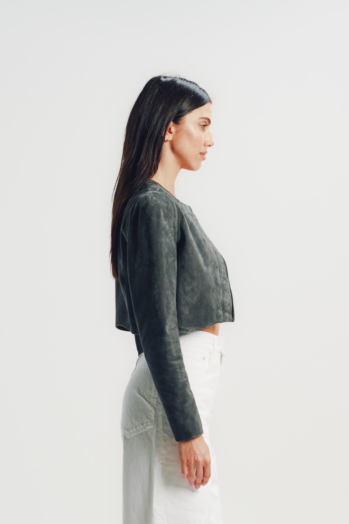 Alaïa | Goat Suede Tailored Jacket