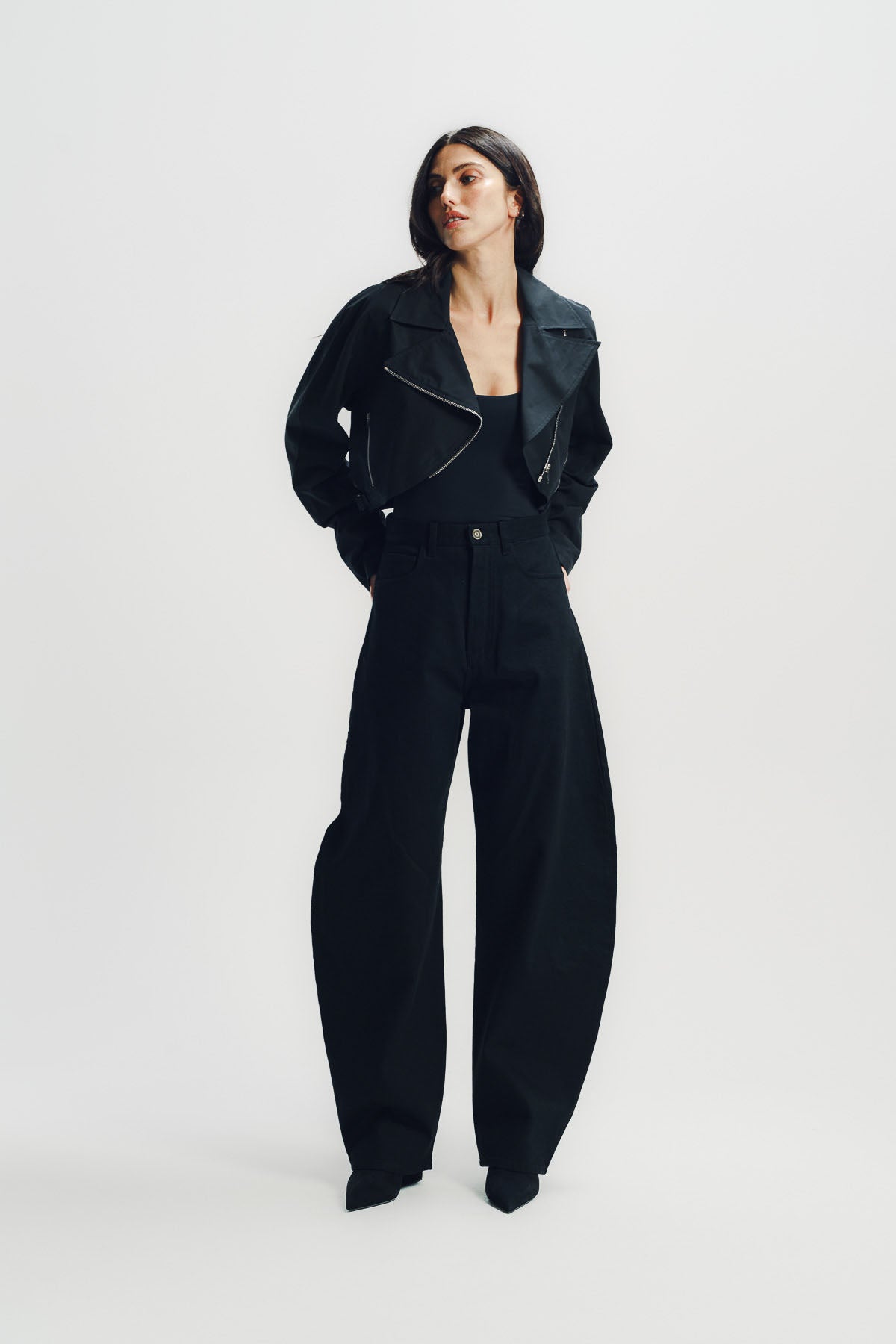 Alaïa | Poplin Biker Jacket