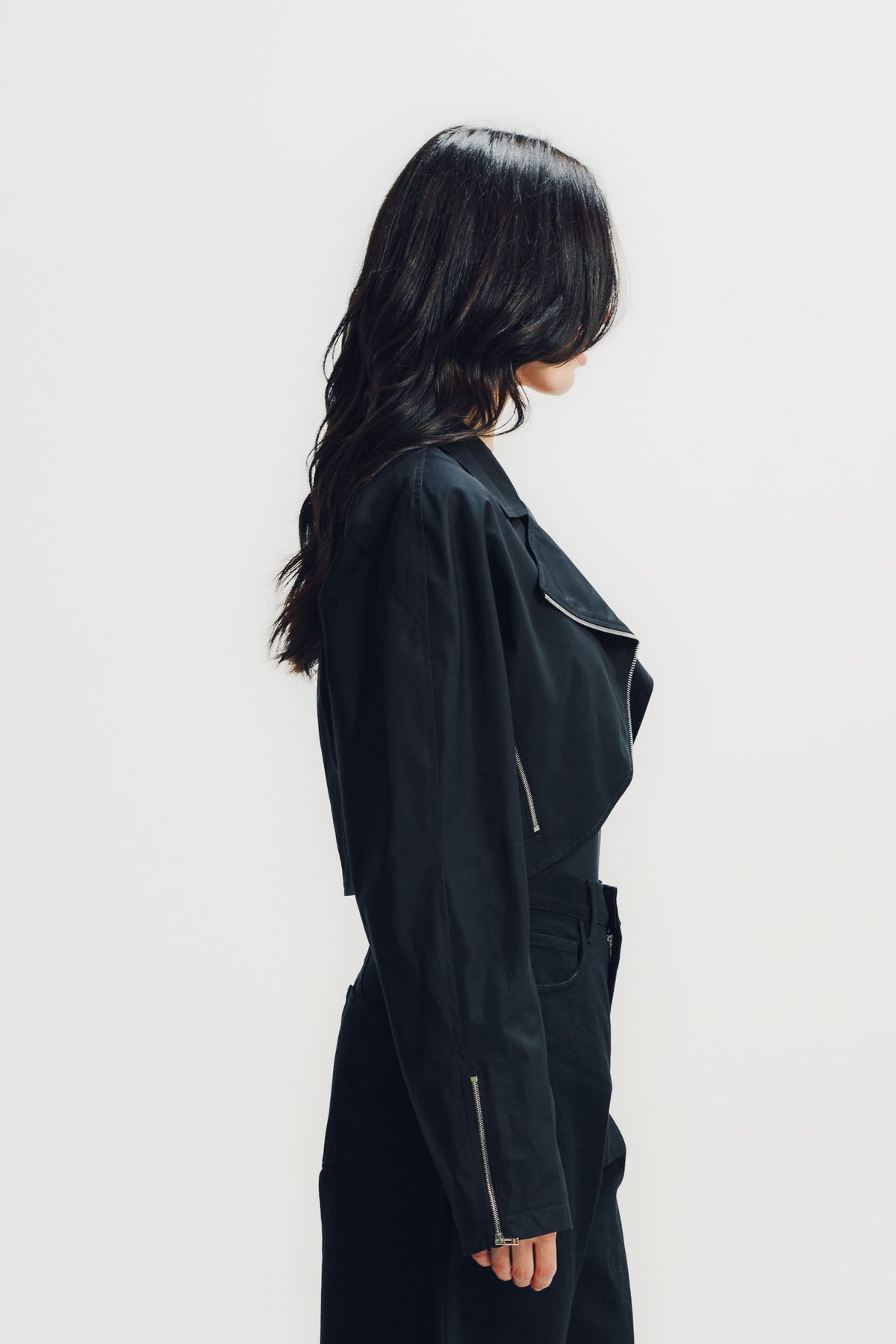 Alaïa | Poplin Biker Jacket