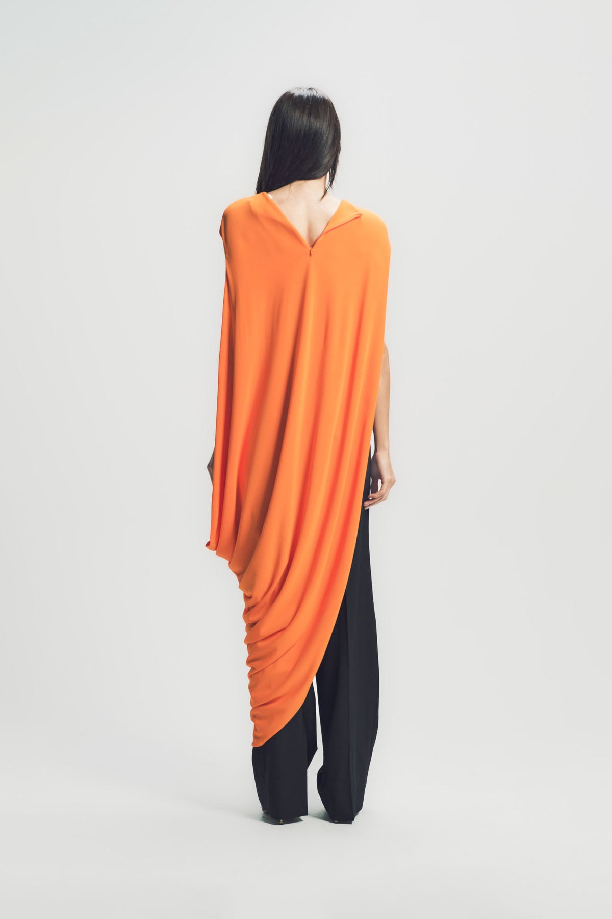 TOM FORD | IMPOSSIBLE ASYMMETRIC CAP SLEEVE TOP